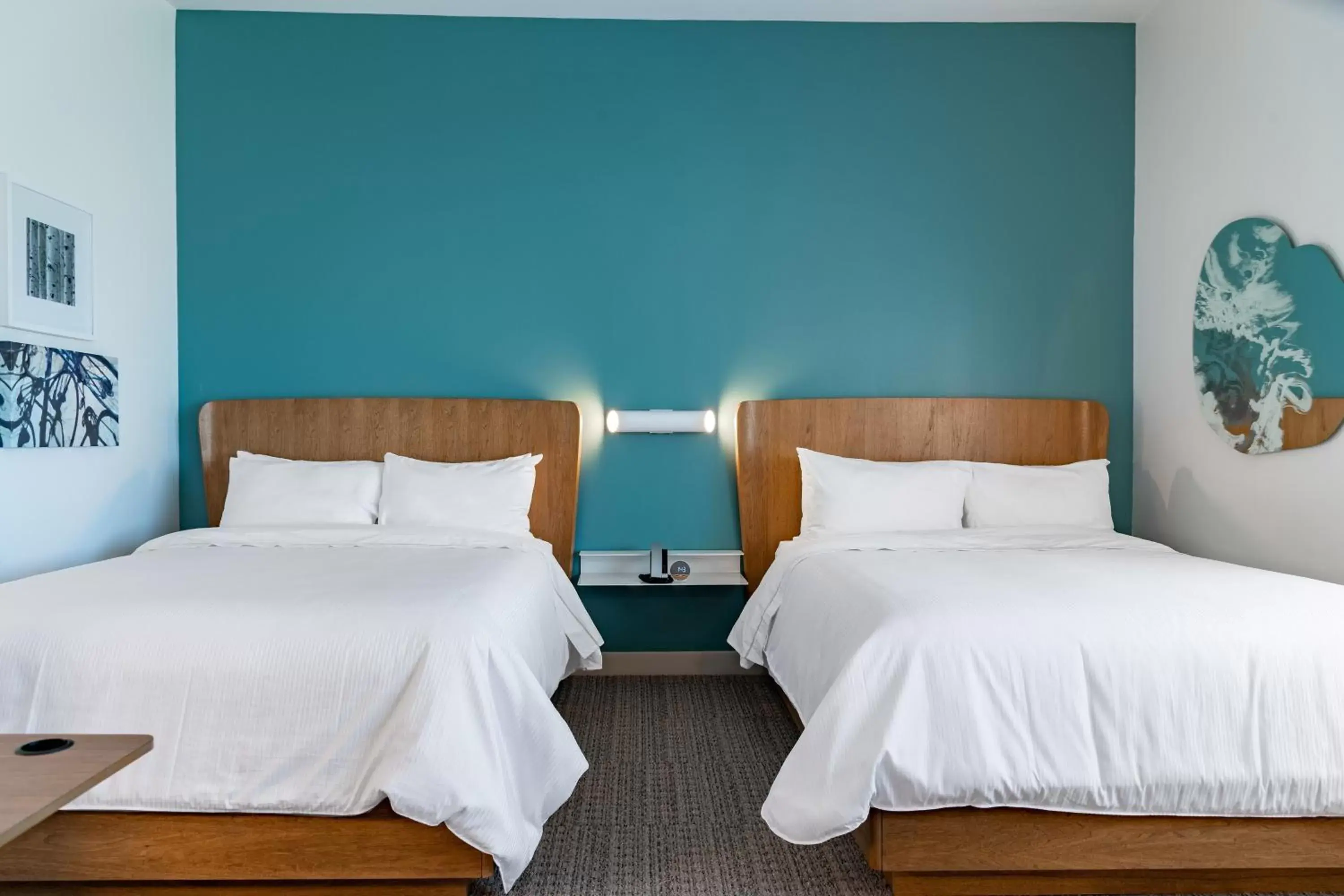 Queen Studio with Two Queen Beds in Element Dallas Richardson Queen Studio with Two Queen Beds in Element Dallas Richardson