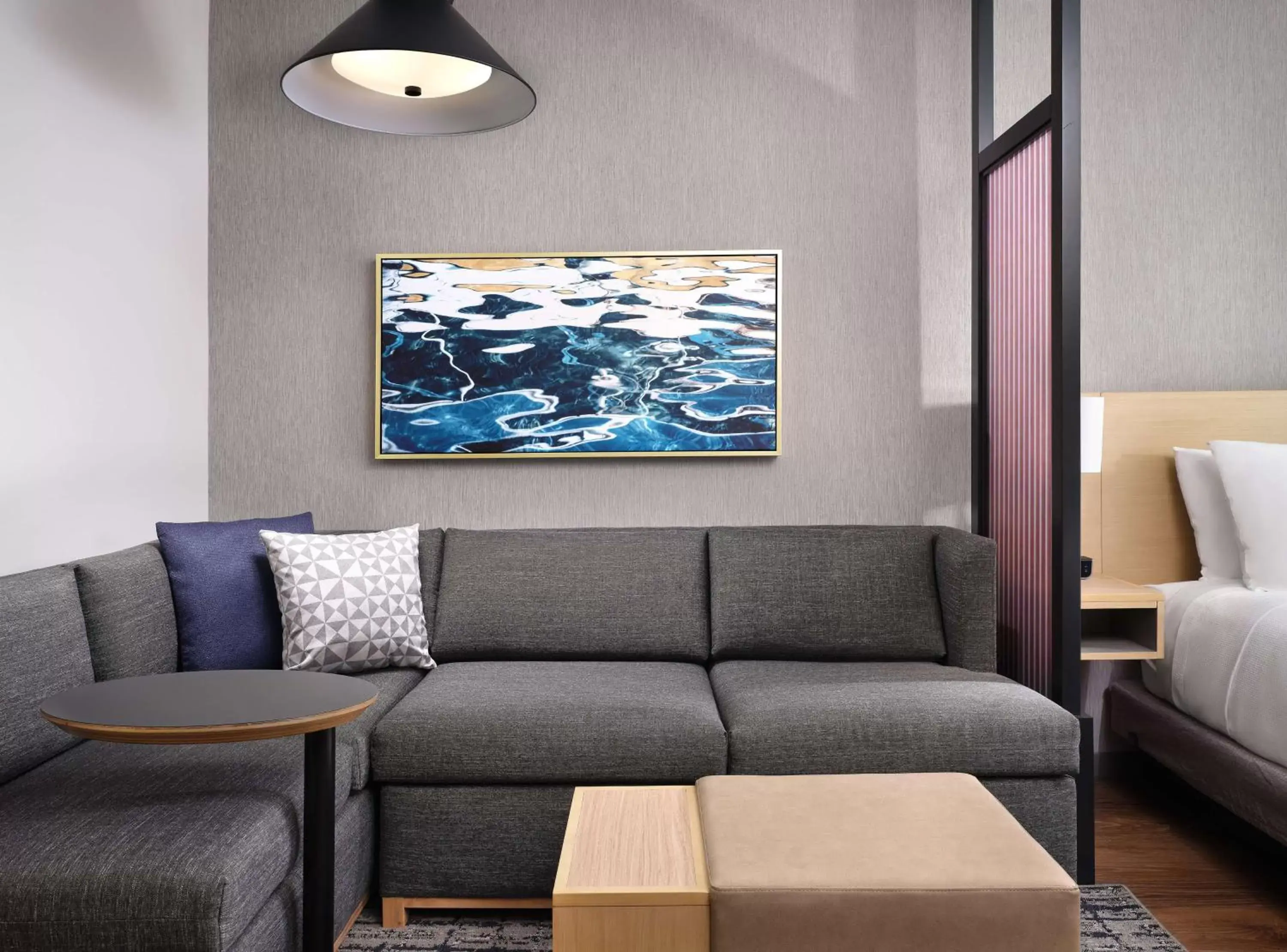 Queen Room with Two Queen Beds and Roll-In Shower - Disability Access in The Forester, a Hyatt Place Hotel Queen Room with Two Queen Beds and Roll-In Shower - Disability Access in The Forester, a Hyatt Place Hotel