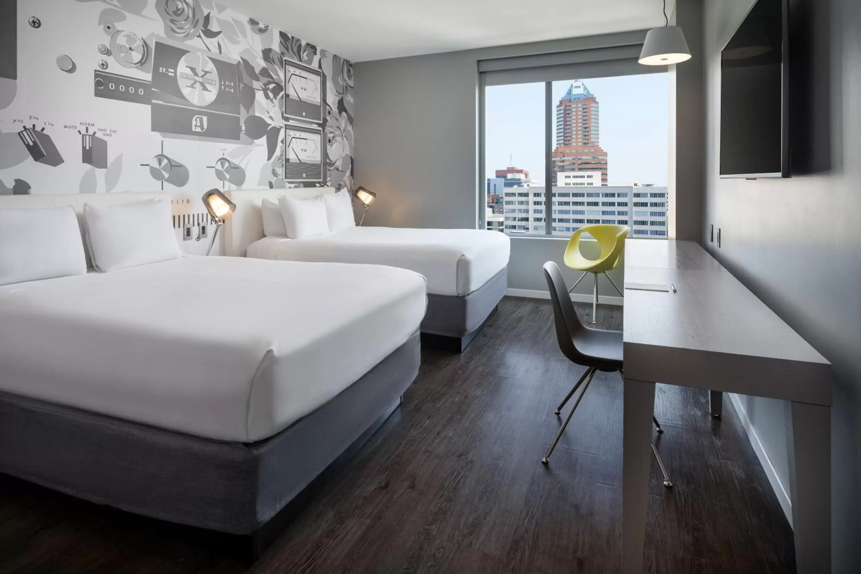 Queen Room with Two Queen Beds - Hearing Accessible in Hotel Vance, Portland, a Tribute Portfolio Hotel Queen Room with Two Queen Beds - Hearing Accessible in Hotel Vance, Portland, a Tribute Portfolio Hotel