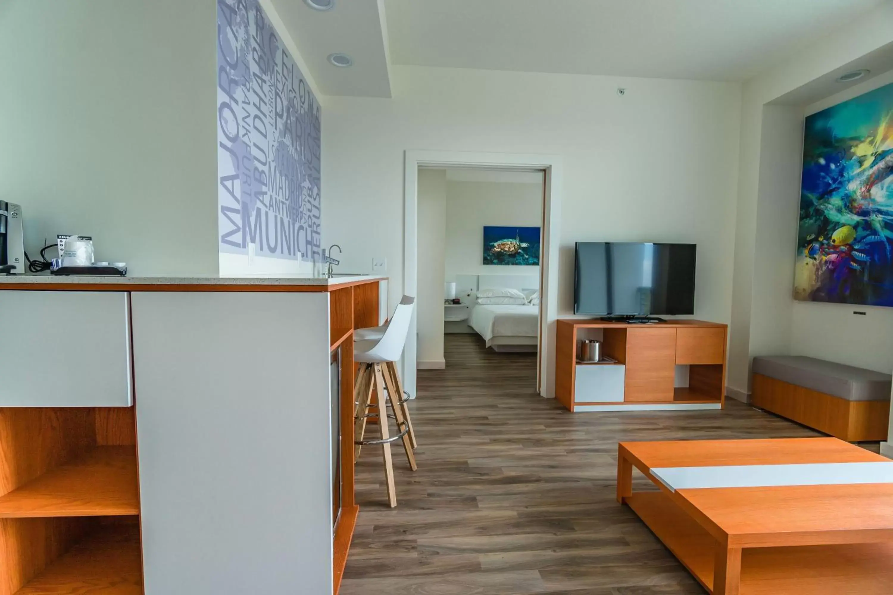 King Suite with Balcony and Sofa Bed in Maritime Hotel Fort Lauderdale Cruise Port King Suite with Balcony and Sofa Bed in Maritime Hotel Fort Lauderdale Cruise Port