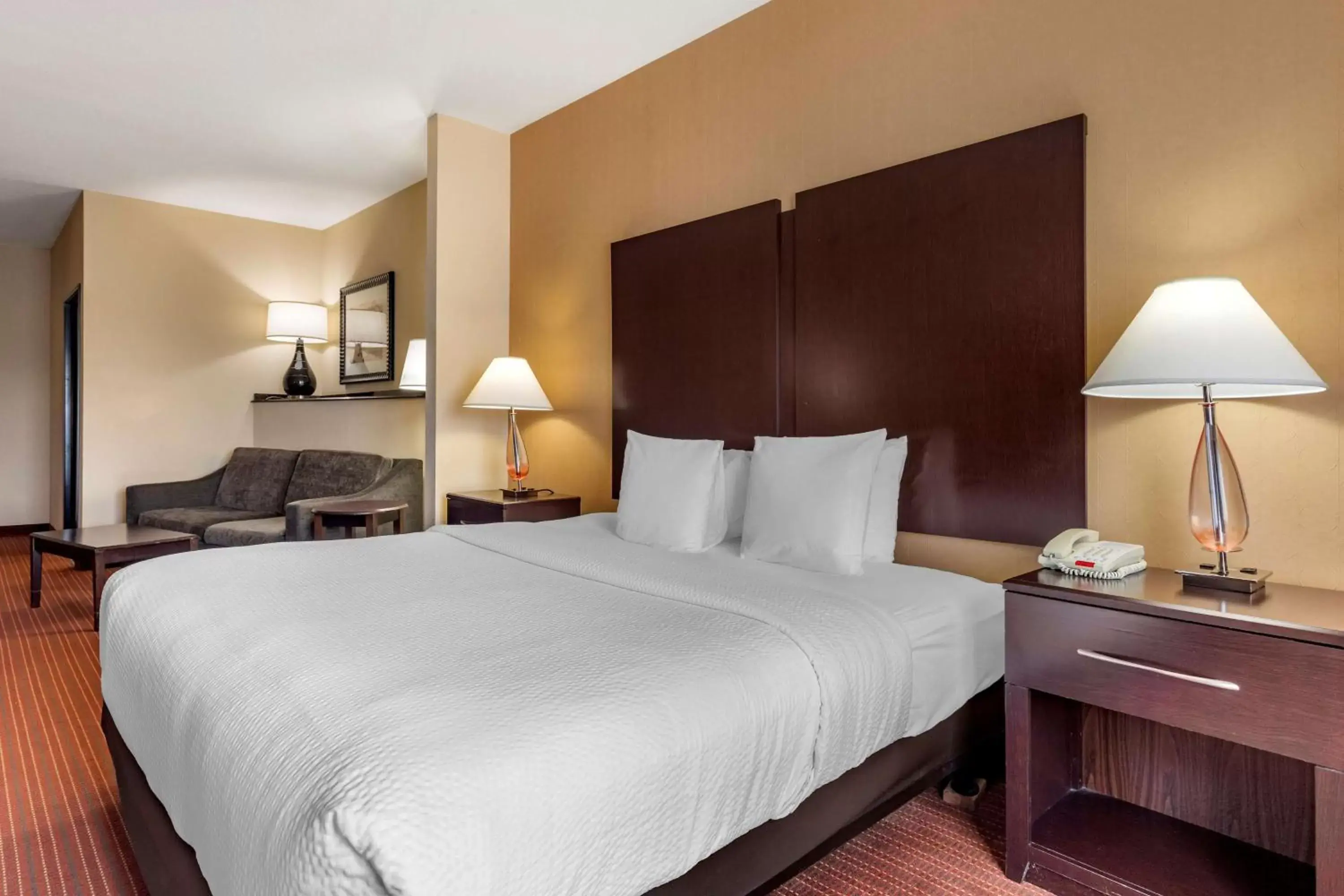 King Suite with Roll-In Shower - Disability Access in Best Western Plus DFW Airport West Euless King Suite with Roll-In Shower - Disability Access in Best Western Plus DFW Airport West Euless