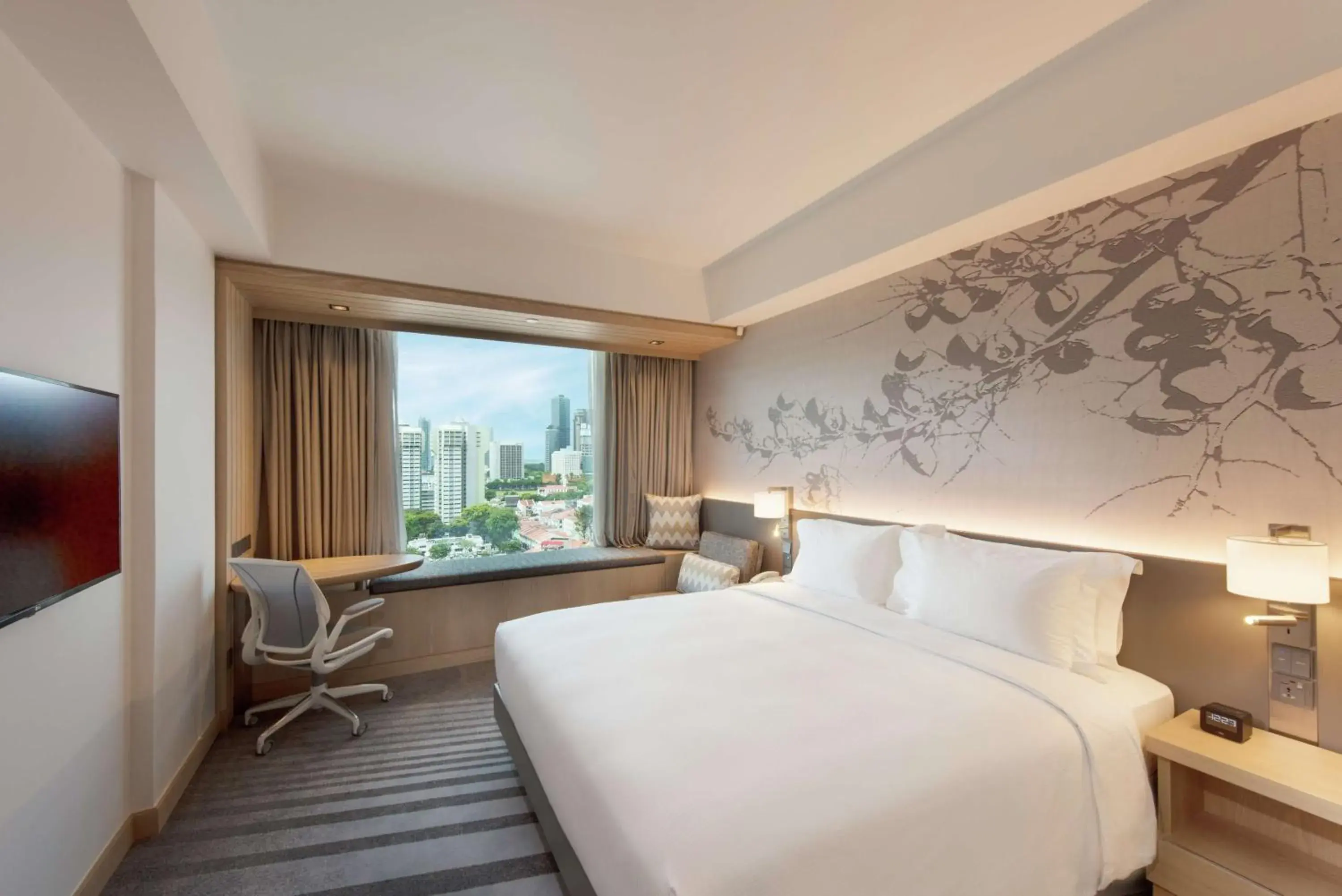 Deluxe King Room with City View in Hilton Garden Inn Singapore Serangoon Deluxe King Room with City View in Hilton Garden Inn Singapore Serangoon
