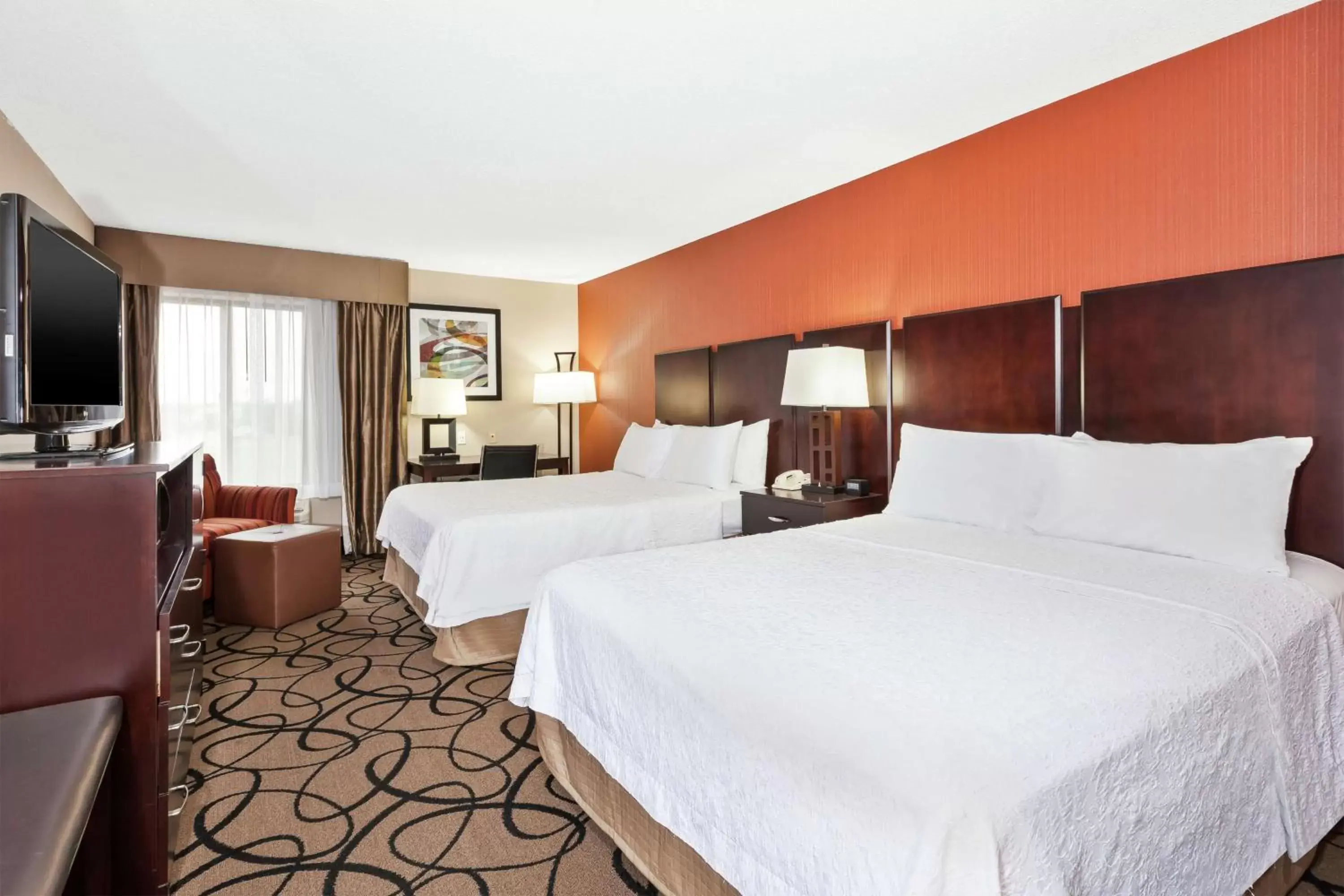 Room with Two Queen Beds - Non-Smoking in Hampton Inn Monroe Room with Two Queen Beds - Non-Smoking in Hampton Inn Monroe