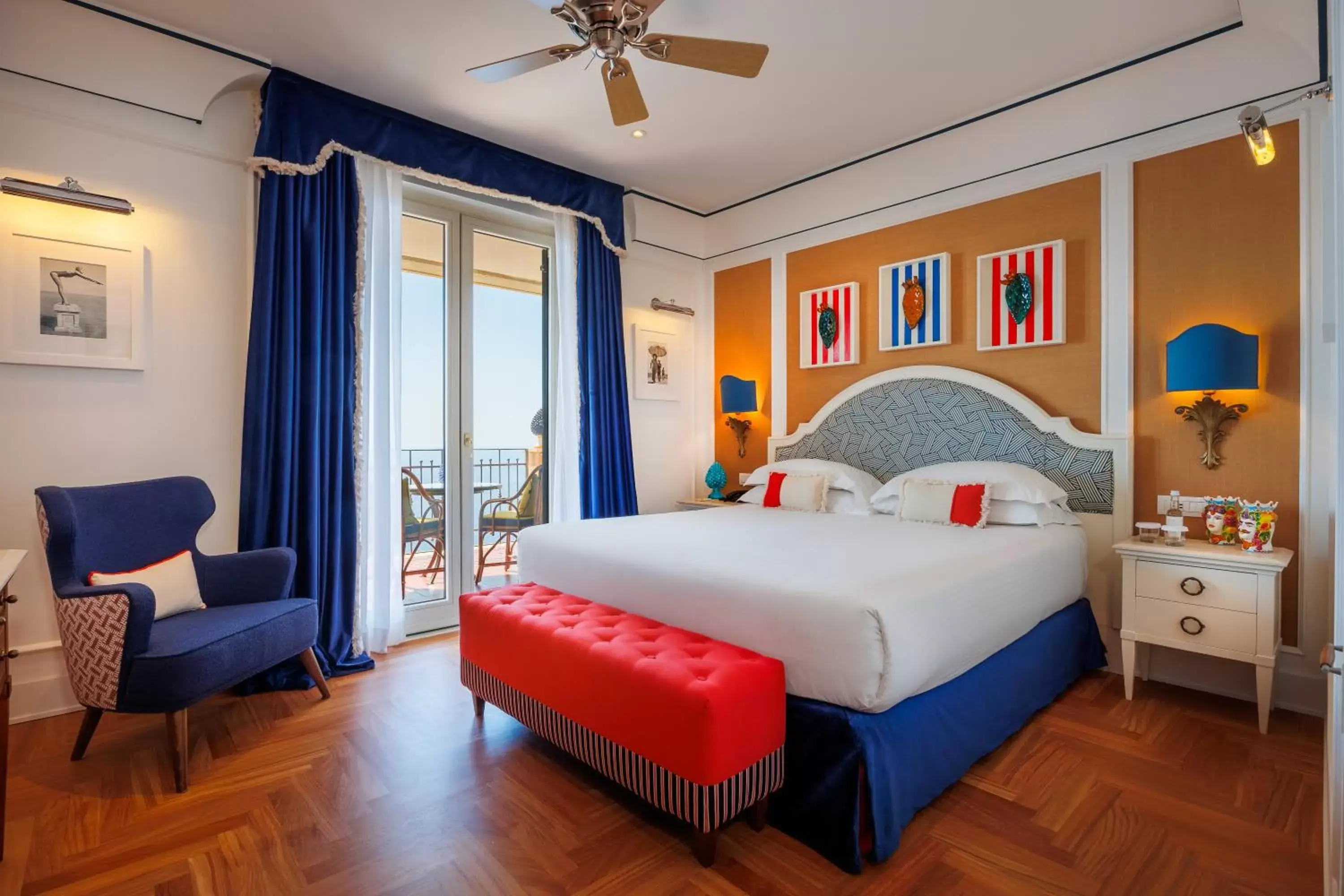 Premium Deluxe Terrace Room - single occupancy in Grand Hotel San Pietro Relais & Chateaux Premium Deluxe Terrace Room - single occupancy in Grand Hotel San Pietro Relais & Chateaux