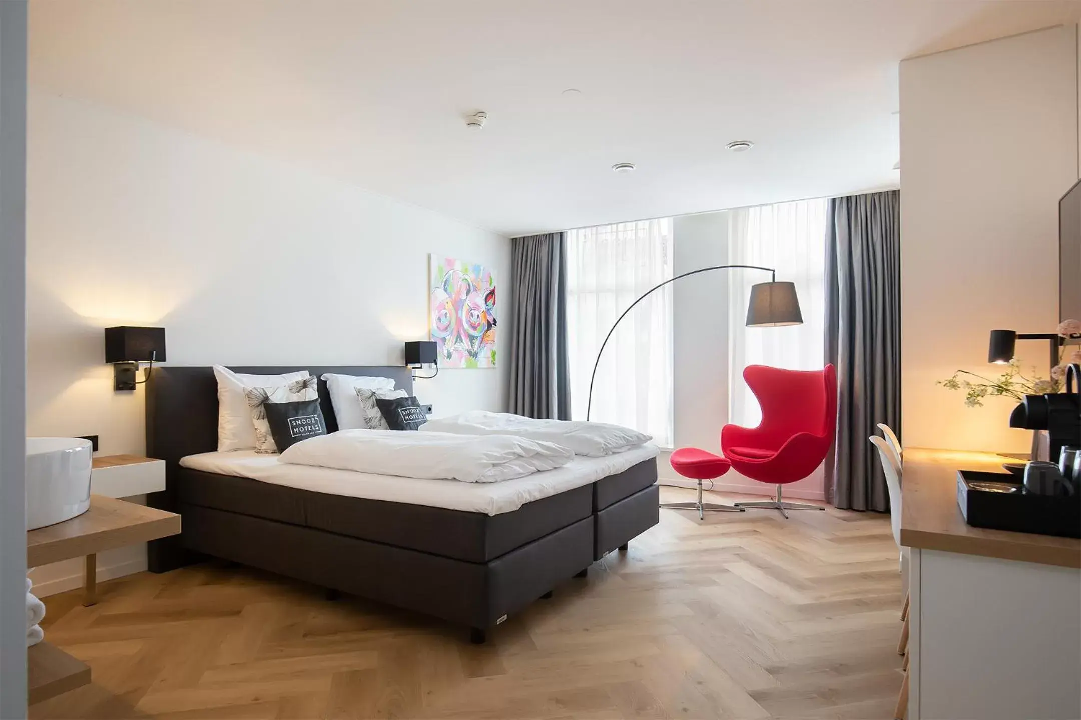 Deluxe Double Room in Snoozz Hotels Bolsward Boutique hotel zonder receptie met digitale sleutel Deluxe Double Room in Snoozz Hotels Bolsward Boutique hotel zonder receptie met digitale sleutel