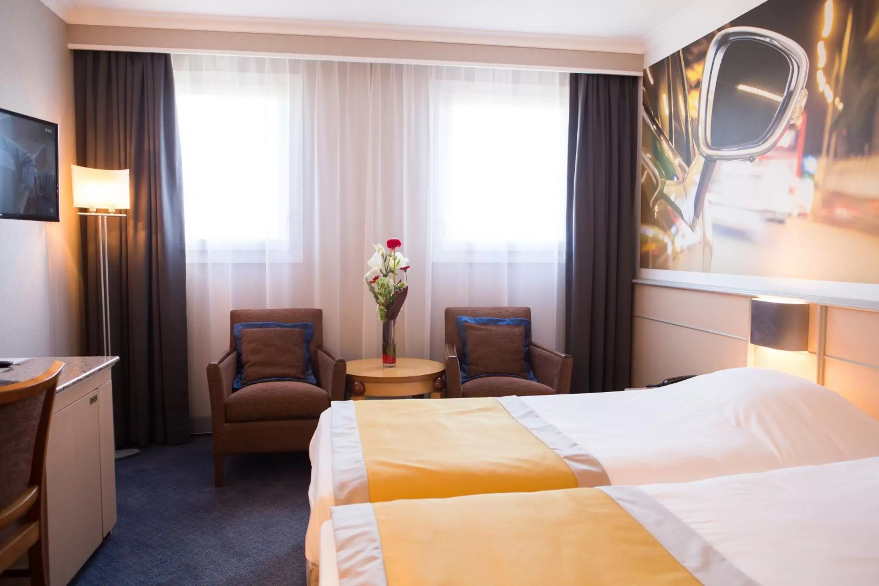 Superior Twin Room in Hotel Le Paddock Superior Twin Room in Hotel Le Paddock