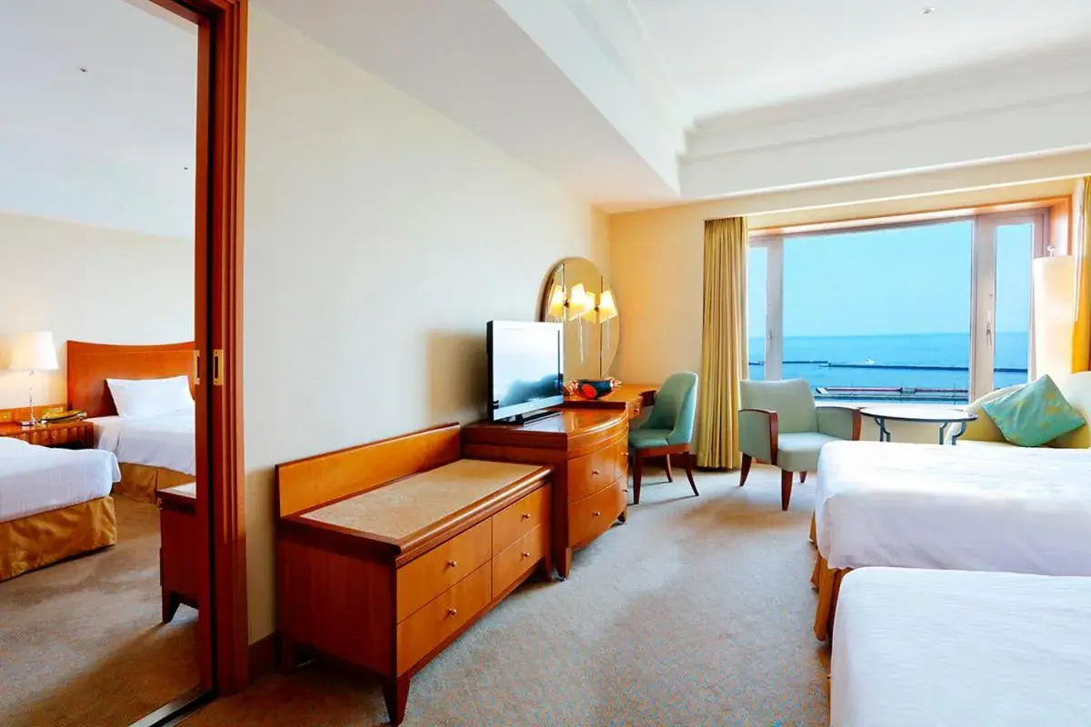 Two Connecting Twin Rooms - Non-Smoking in Grand Park Otaru Hotel Two Connecting Twin Rooms - Non-Smoking in Grand Park Otaru Hotel