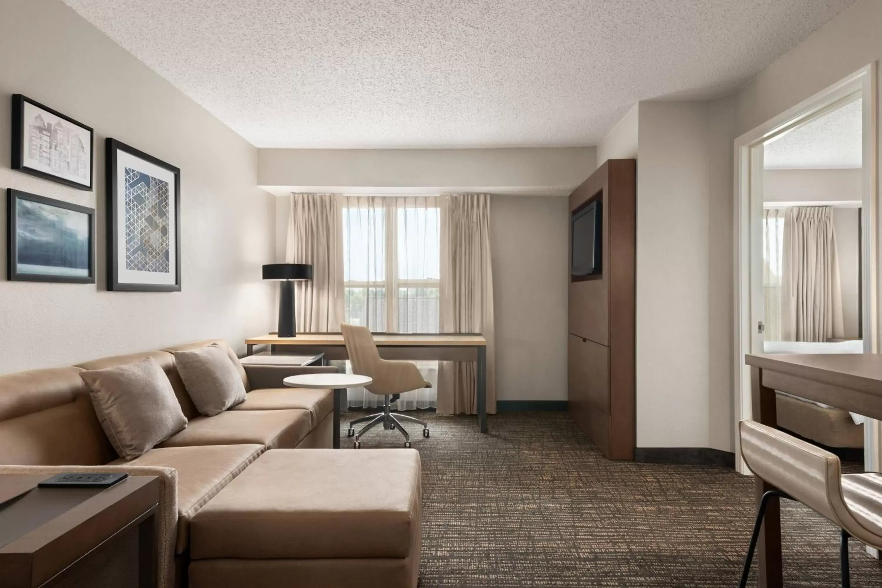 One-Bedroom Queen Suite with Sofa Bed - Hearing Accessible in Residence Inn Houston Northwest / Willowbrook One-Bedroom Queen Suite with Sofa Bed - Hearing Accessible in Residence Inn Houston Northwest / Willowbrook
