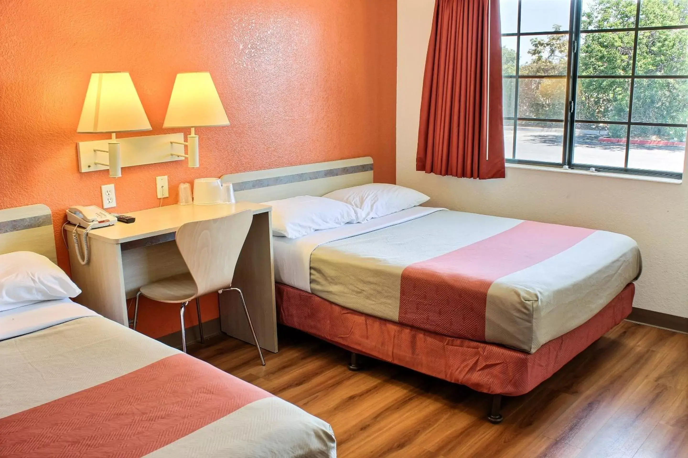 Queen Room with Two Queen Beds - Disability Access in Motel 6-Coalinga, CA - East Queen Room with Two Queen Beds - Disability Access in Motel 6-Coalinga, CA - East