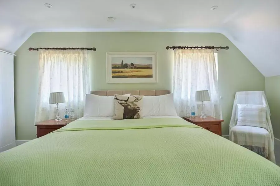 Bed in The Stag's Head Inn Bed in The Stag's Head Inn