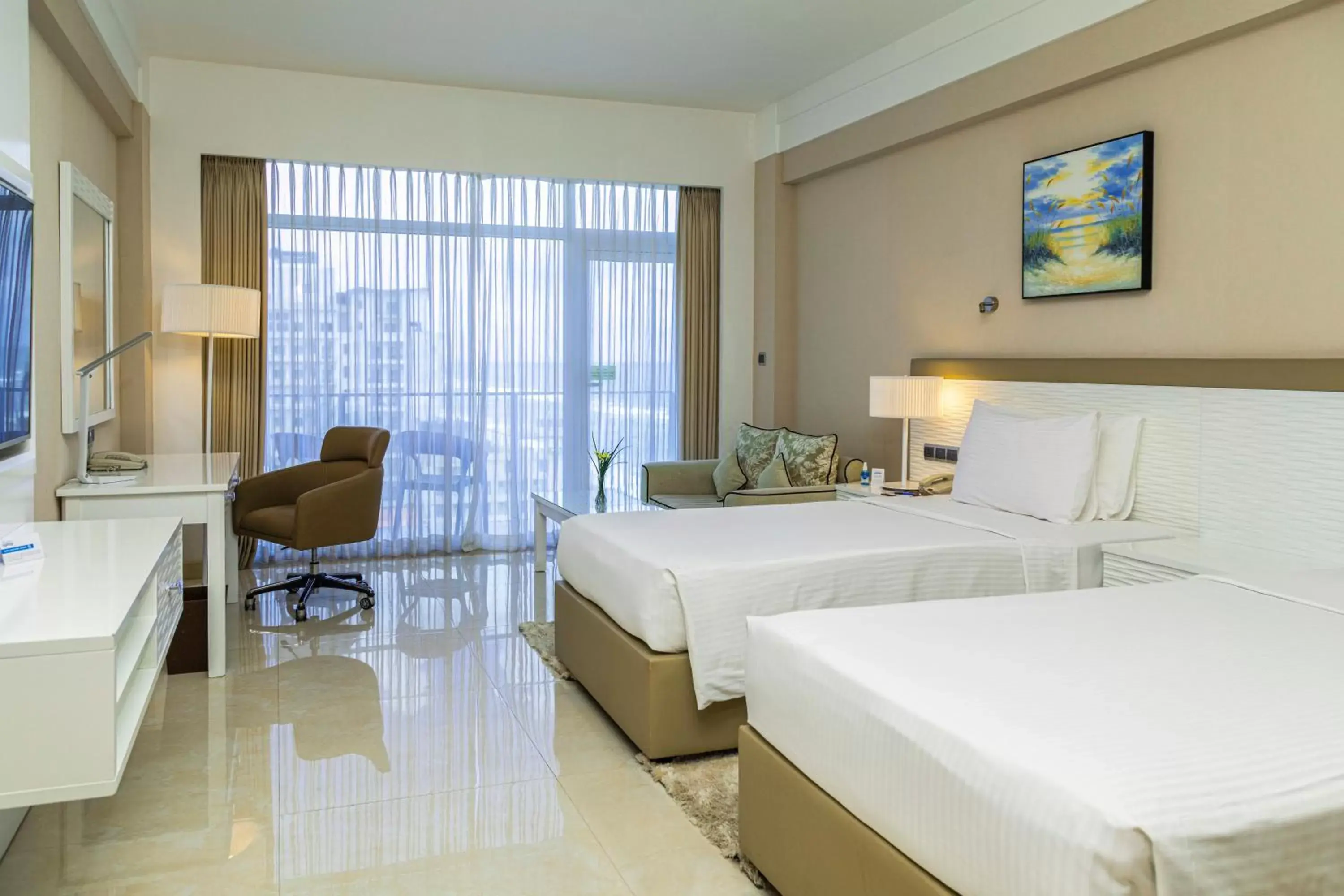 Premier Twin Room with Complimentary City Tour & Access to Beach Lounge in Marino Beach Colombo Premier Twin Room with Complimentary City Tour & Access to Beach Lounge in Marino Beach Colombo
