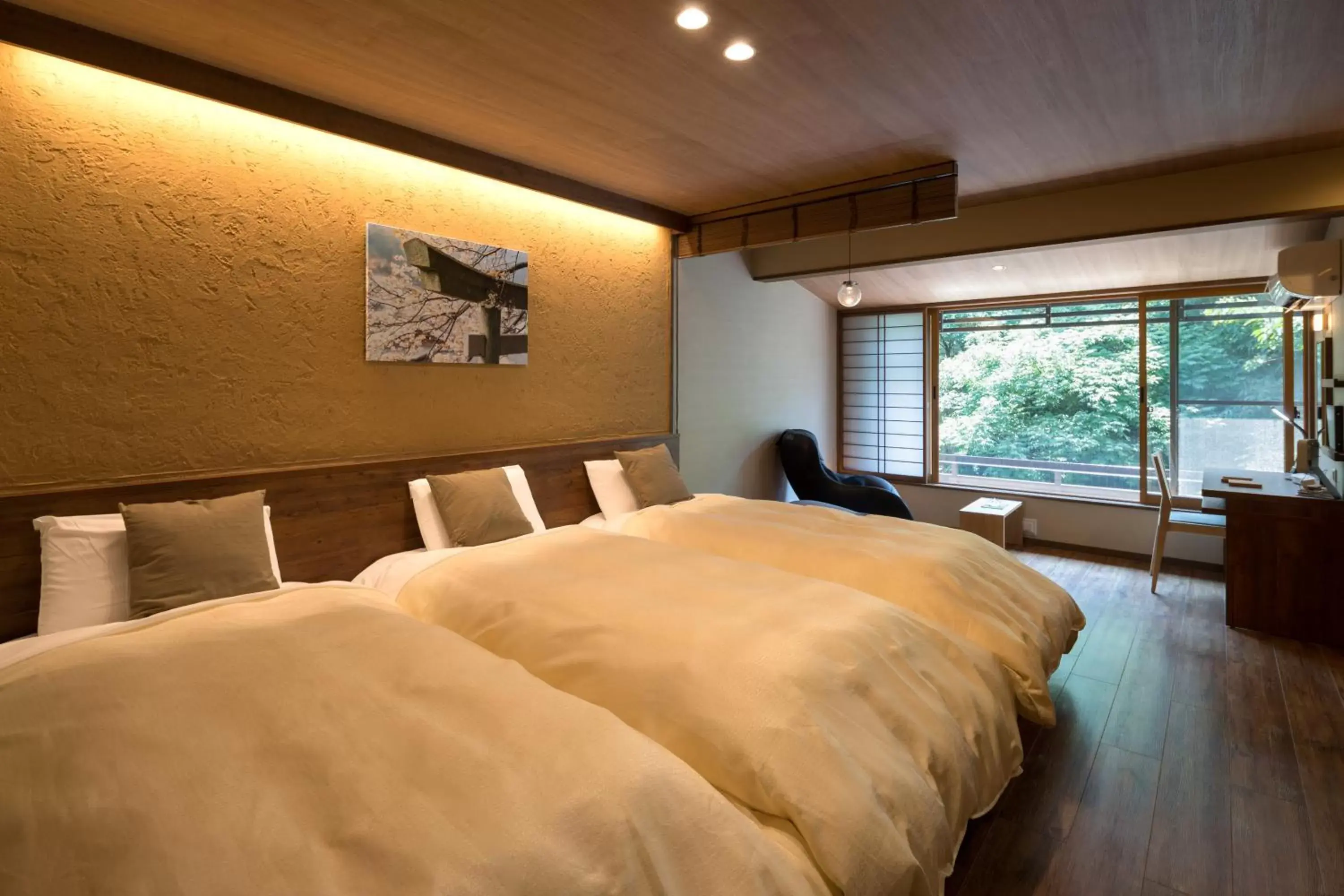 Triple Room with Mountain View in Hotel Miyajima Villa Triple Room with Mountain View in Hotel Miyajima Villa