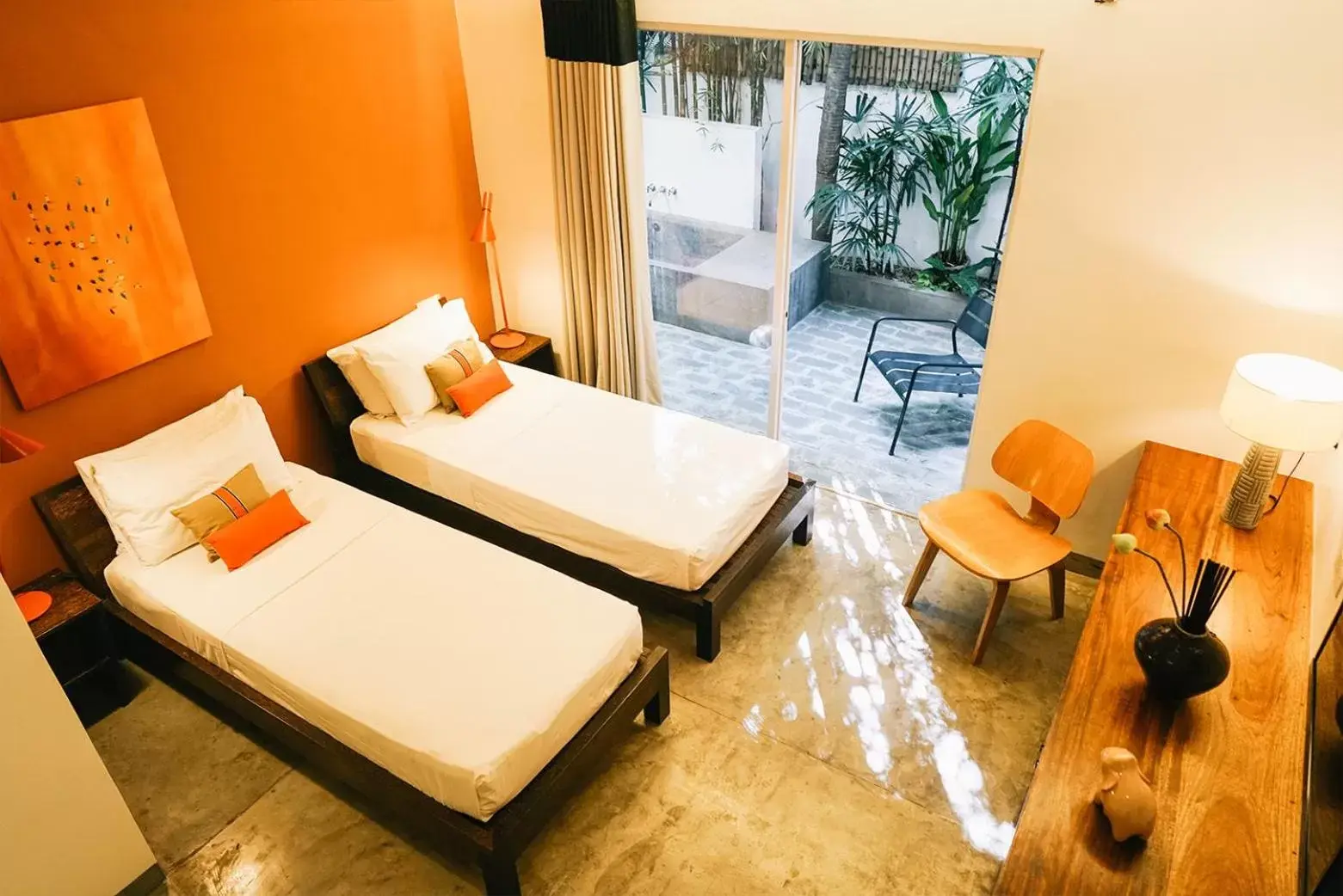 Deluxe Ground Floor Twin in Rambutan Resort – Phnom Penh Deluxe Ground Floor Twin in Rambutan Resort – Phnom Penh