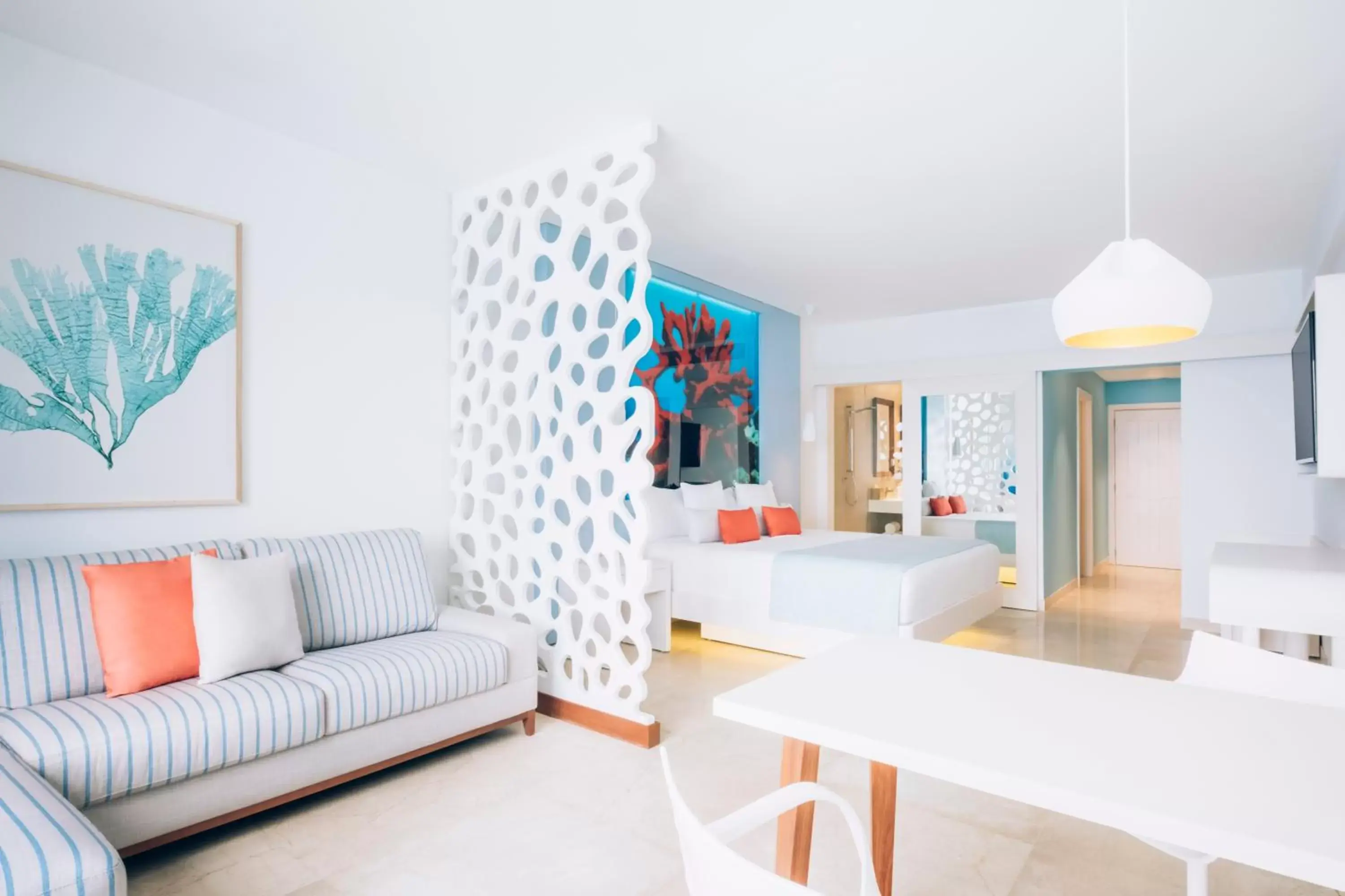 Junior Suite Roof Top Ocean Front (1 adult) - single occupancy in Coral Level at Iberostar Selection Cancun Junior Suite Roof Top Ocean Front (1 adult) - single occupancy in Coral Level at Iberostar Selection Cancun