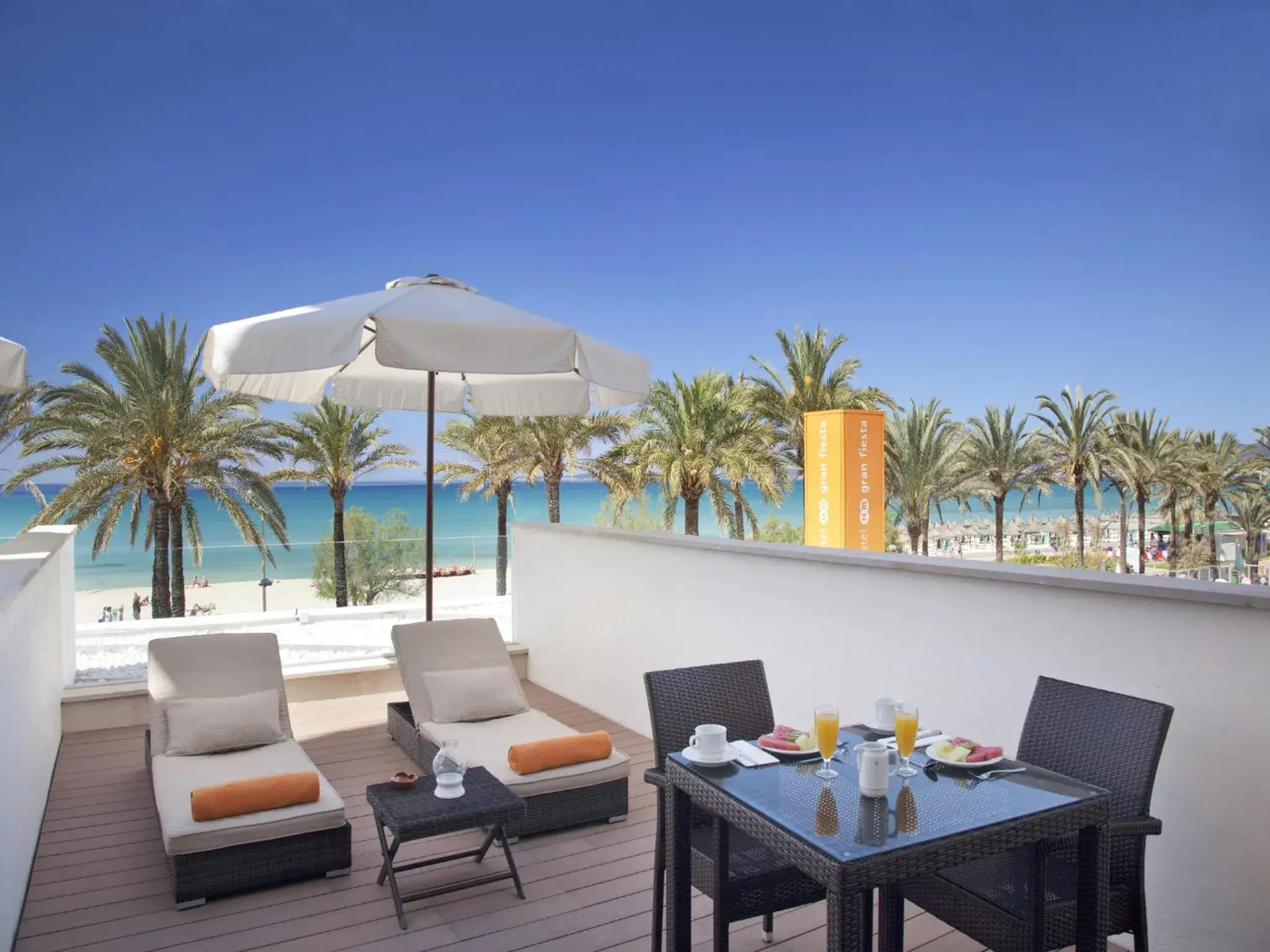 Twin Room Sea view with Balcony in HM Gran Fiesta Twin Room Sea view with Balcony in HM Gran Fiesta