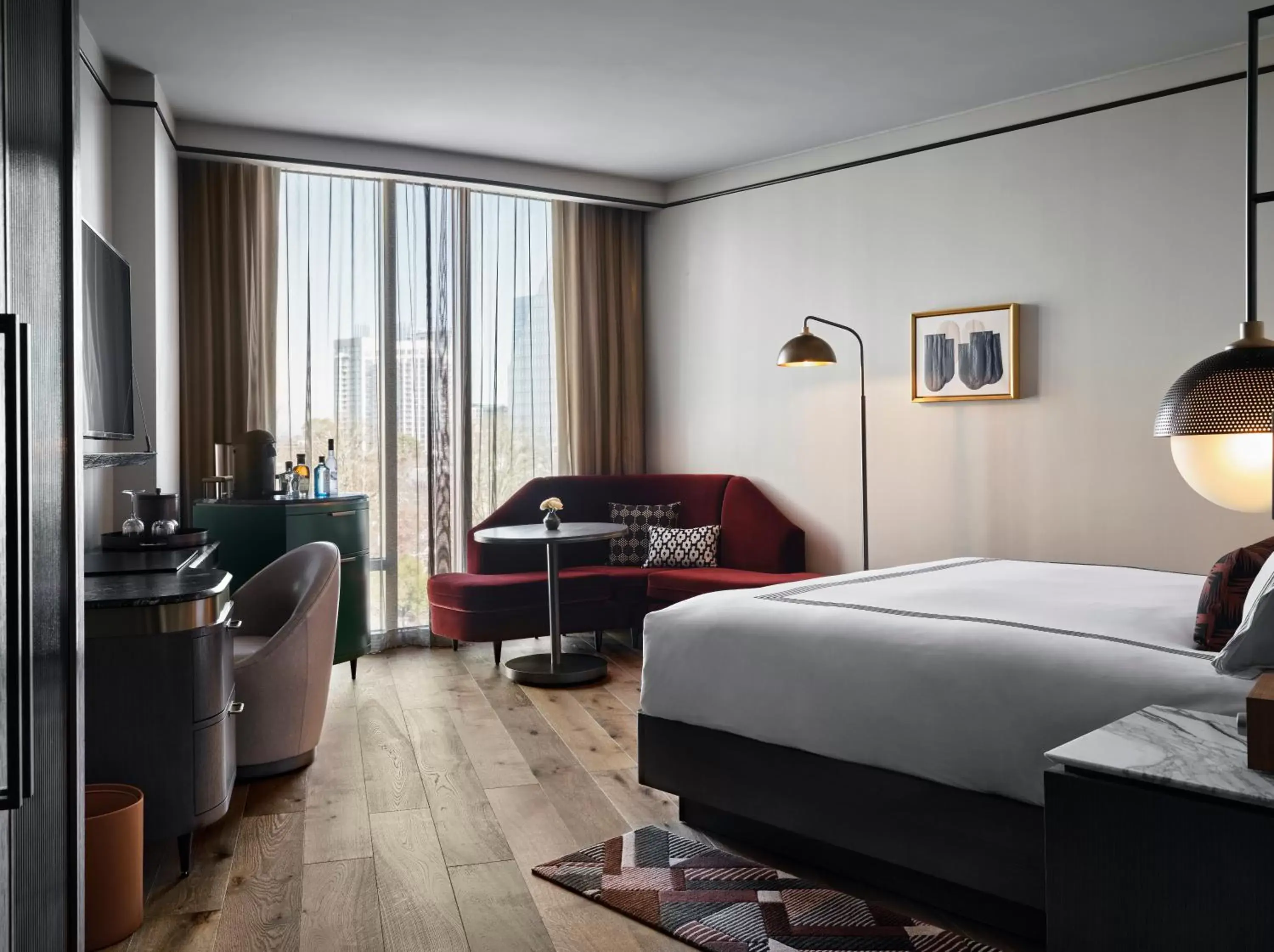 Junior King Suite with City View in Thompson Atlanta Buckhead, part of Hyatt Junior King Suite with City View in Thompson Atlanta Buckhead, part of Hyatt