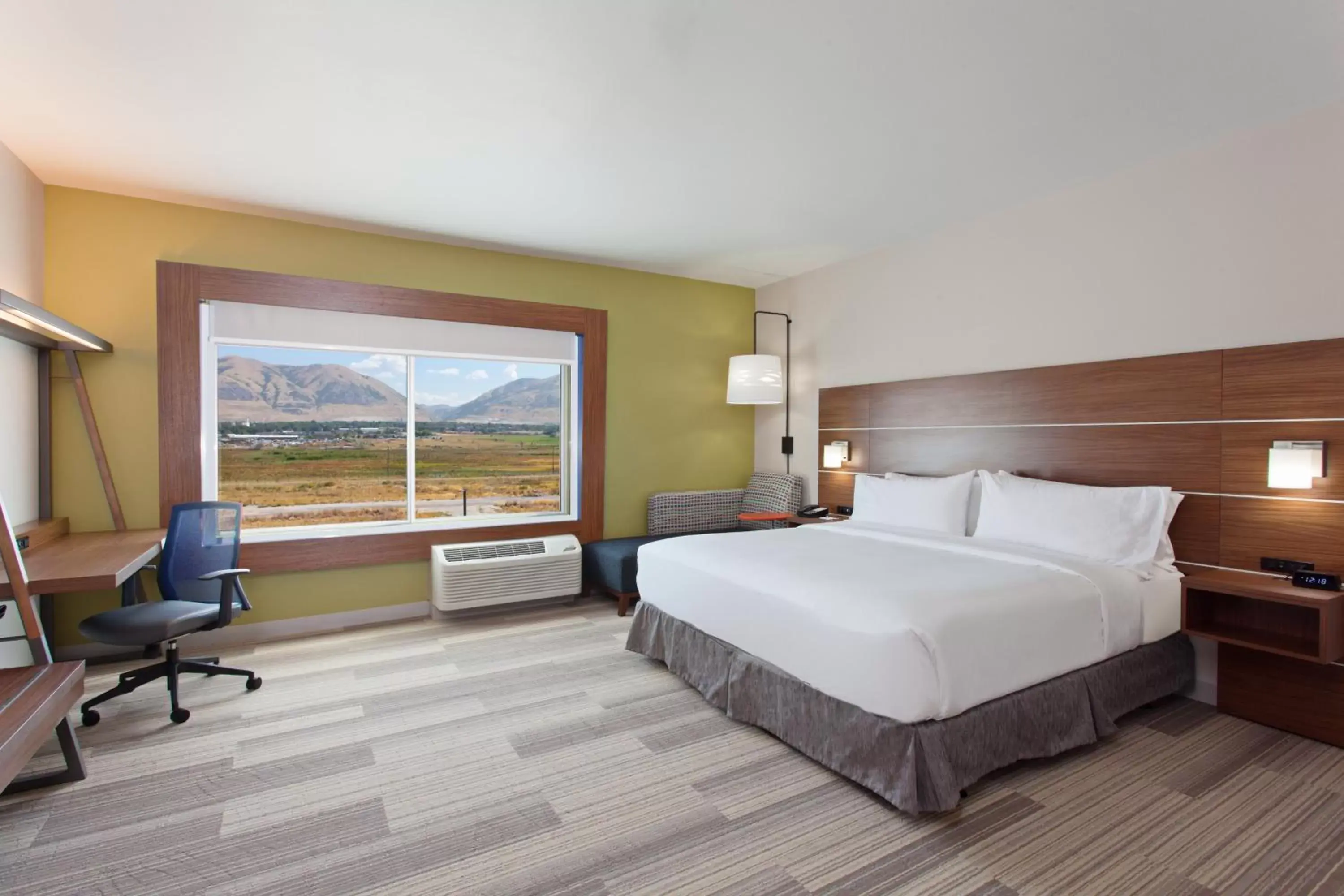 King Room - Disability Access/Roll in Shower - Non-Smoking in Holiday Inn Express & Suites - Brigham City - North Utah, an IHG Hotel King Room - Disability Access/Roll in Shower - Non-Smoking in Holiday Inn Express & Suites - Brigham City - North Utah, an IHG Hotel