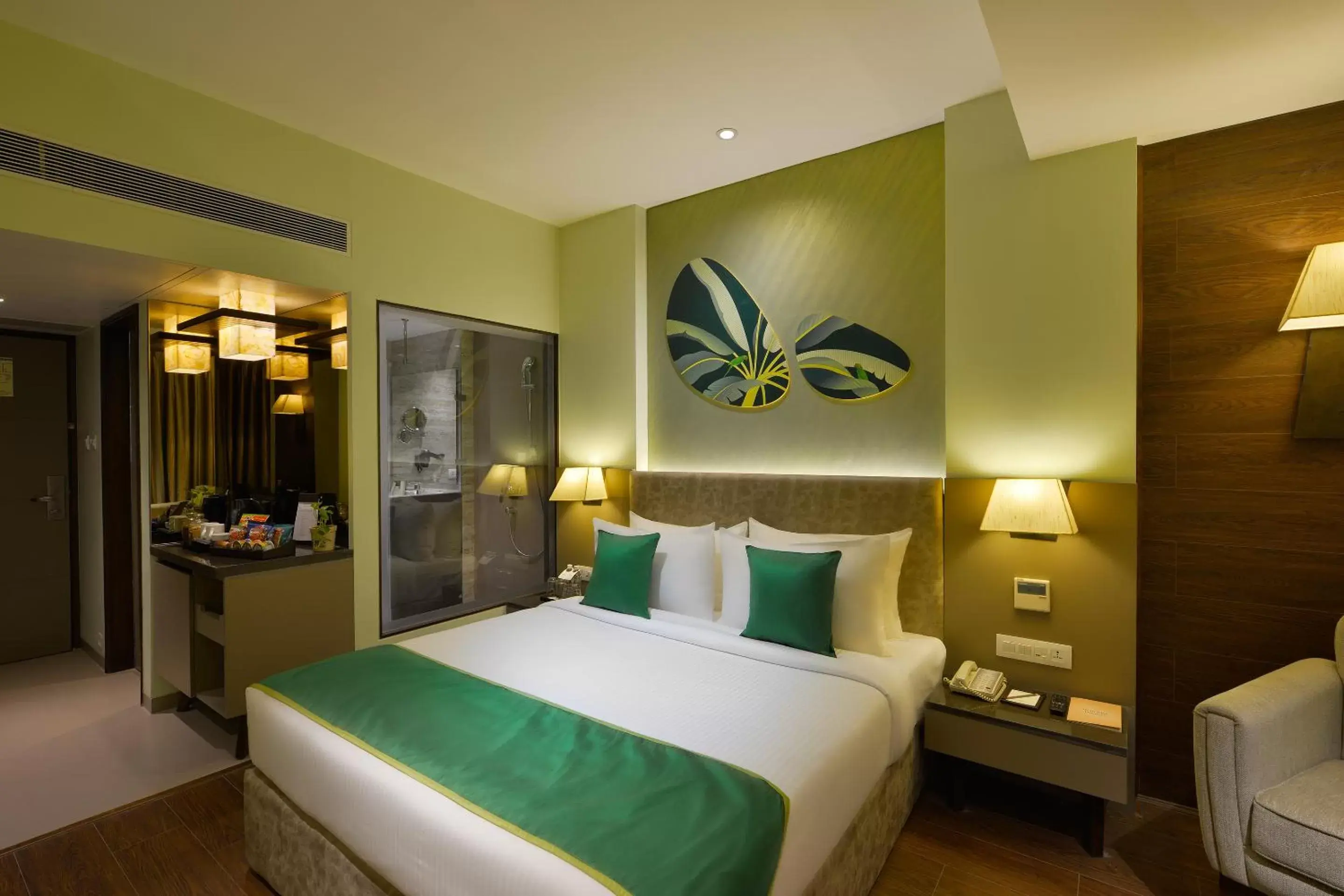 Winter Green Room - single occupancy - 15% Discount on F&B and Laundry in The Fern, Vadodara Winter Green Room - single occupancy - 15% Discount on F&B and Laundry in The Fern, Vadodara