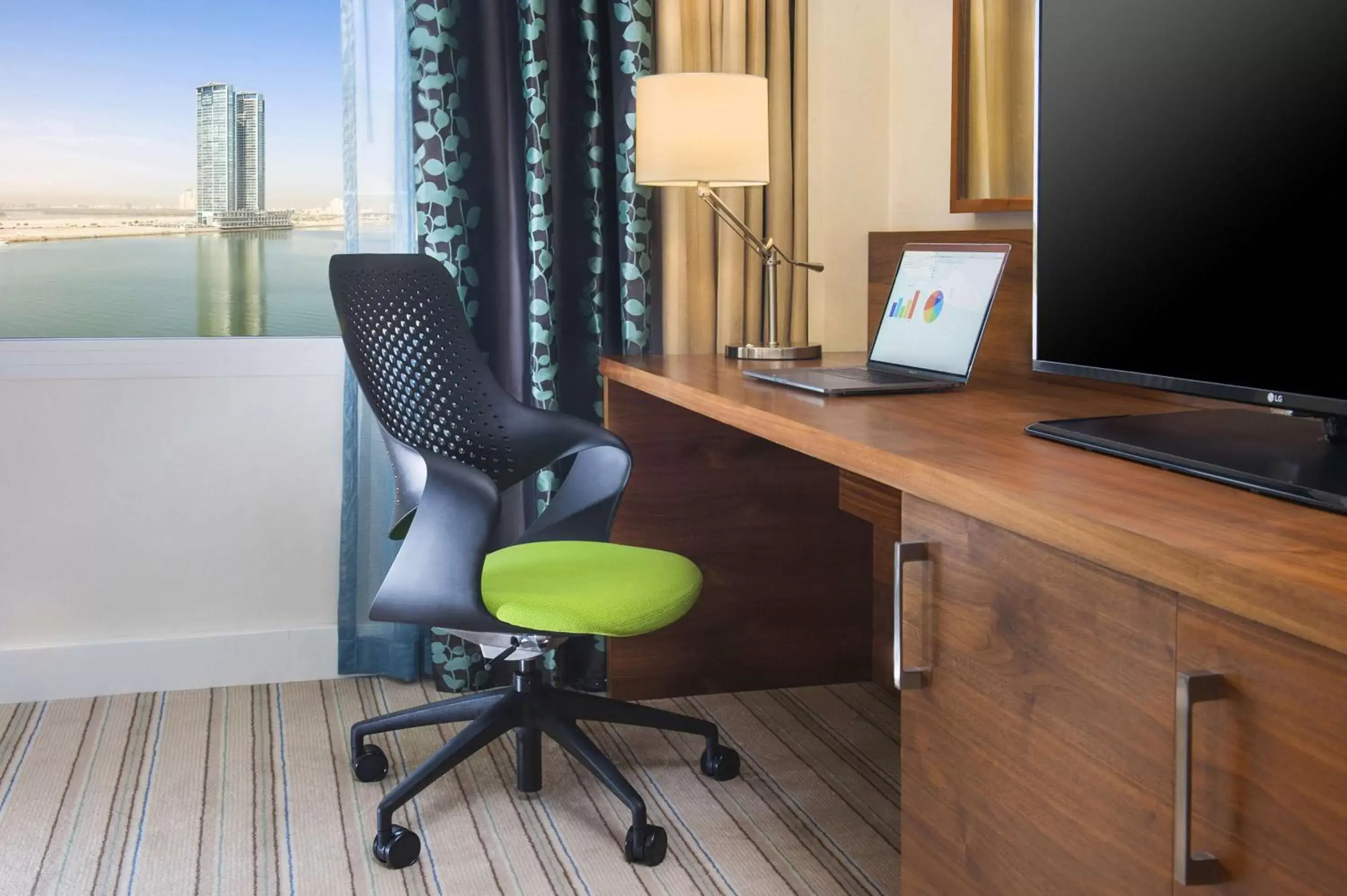 Queen Room with View in Hilton Garden Inn Ras Al Khaimah Queen Room with View in Hilton Garden Inn Ras Al Khaimah