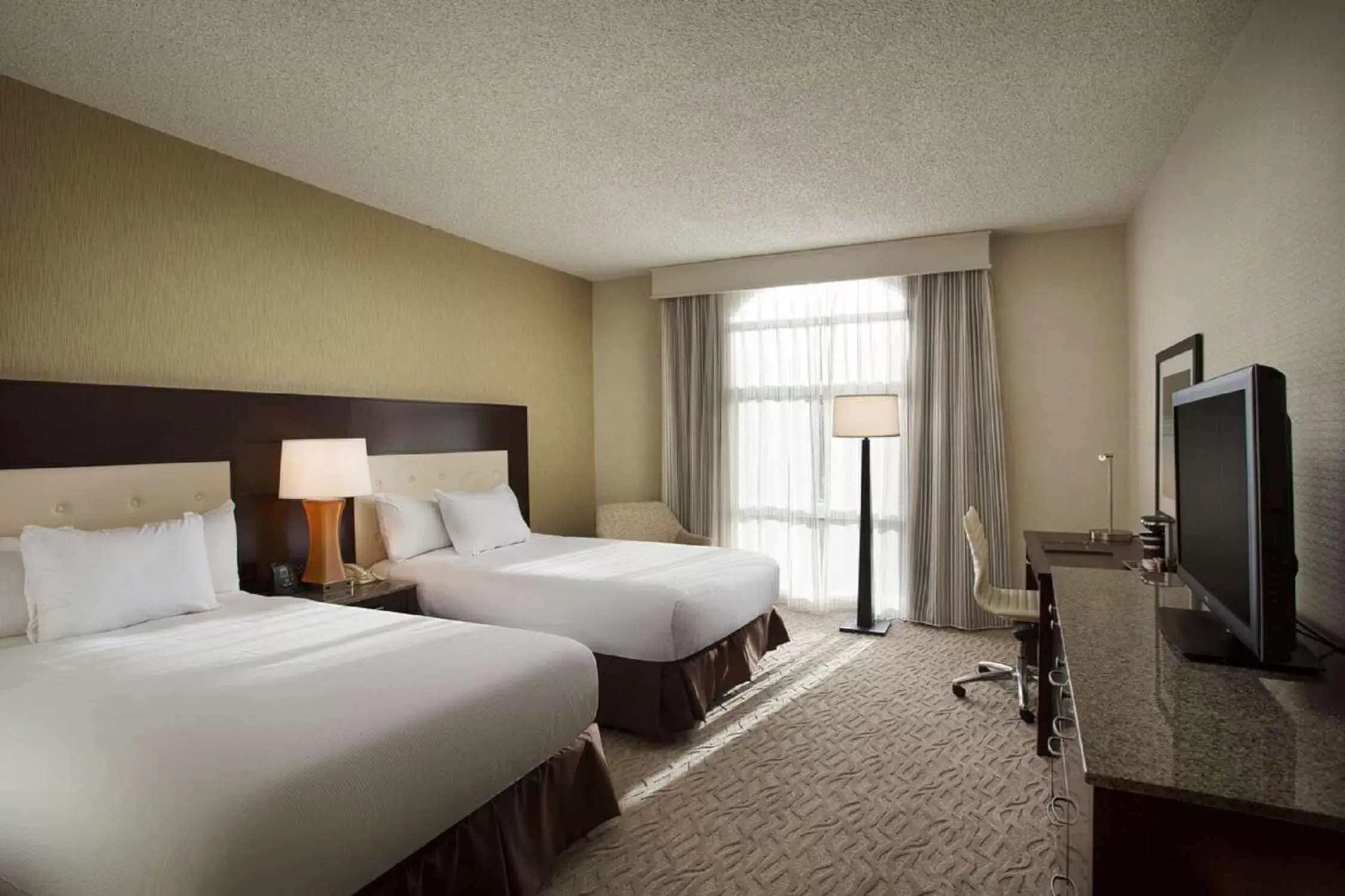 Double Room with Two Double Beds - Disability Access in Hilton Oakland Airport Double Room with Two Double Beds - Disability Access in Hilton Oakland Airport