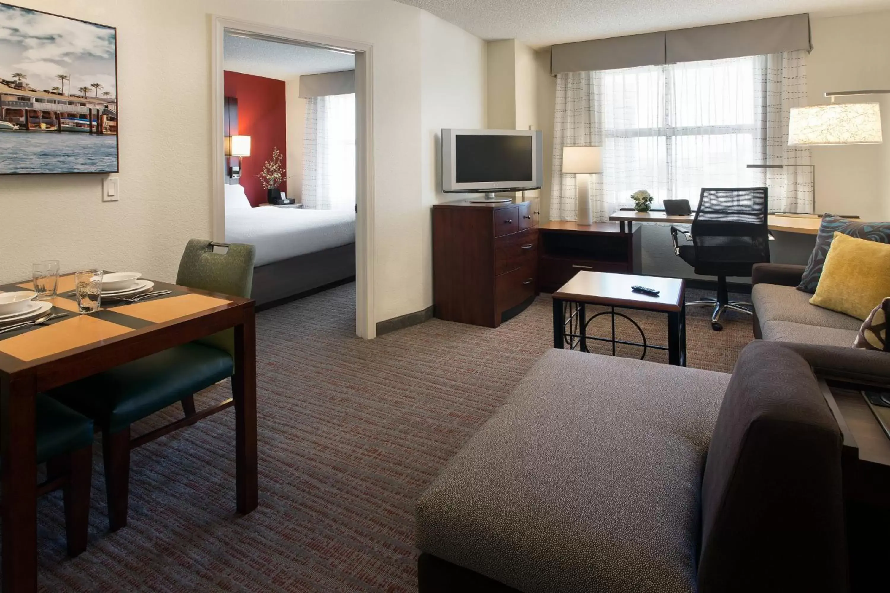 King Suite with Sofa Bed in Residence Inn Irvine John Wayne Airport Orange County King Suite with Sofa Bed in Residence Inn Irvine John Wayne Airport Orange County