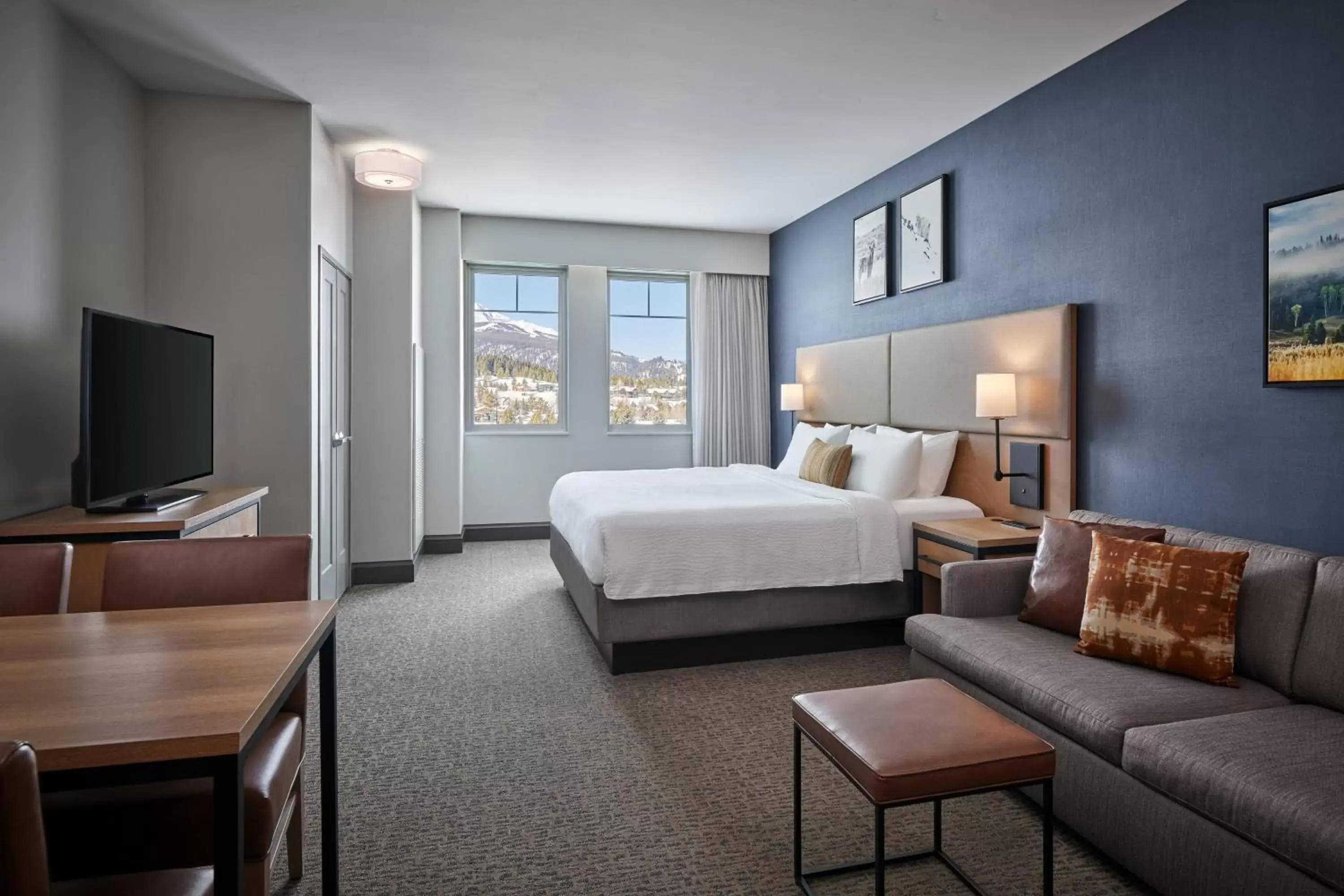 King Studio with Sofa Bed - Hearing Accessible in Residence Inn by Marriott Big Sky/The Wilson Hotel King Studio with Sofa Bed - Hearing Accessible in Residence Inn by Marriott Big Sky/The Wilson Hotel