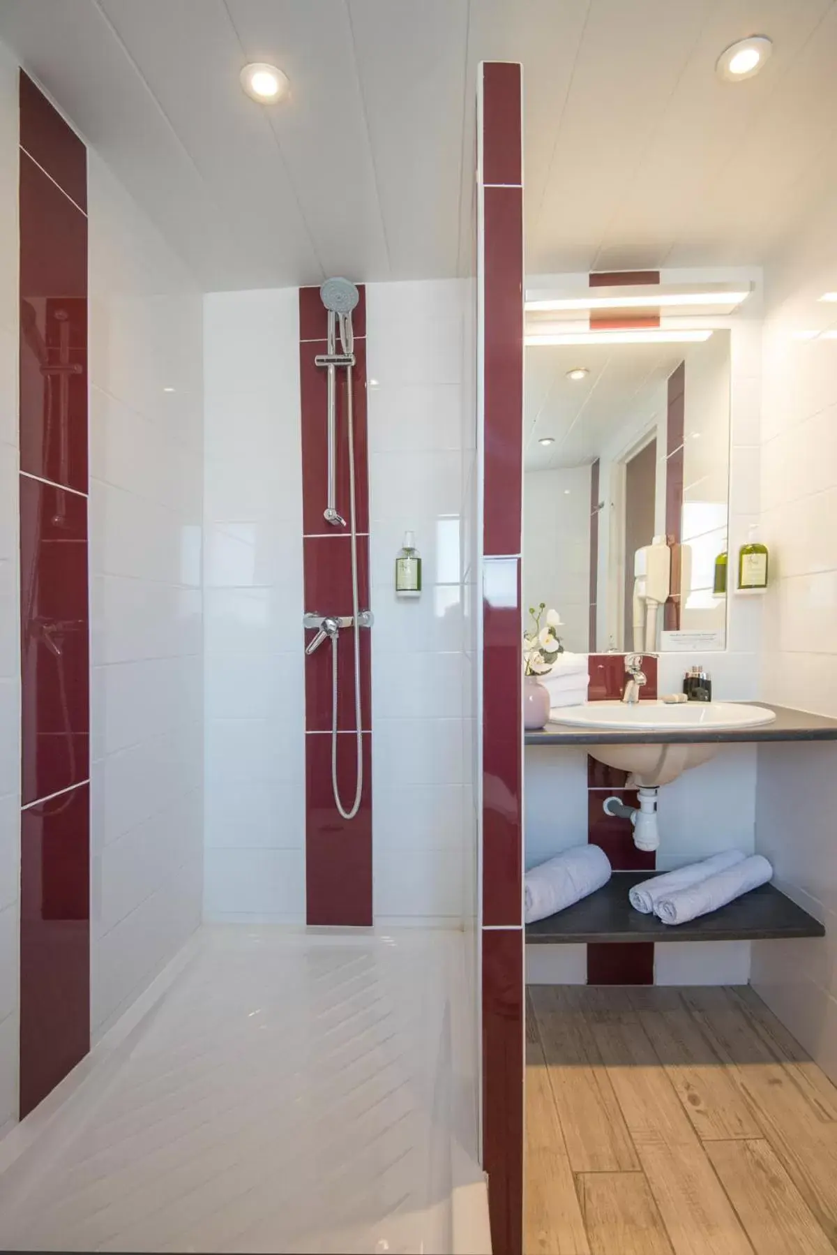 Comfort Double Room with Shower in Hotel du Forum Comfort Double Room with Shower in Hotel du Forum