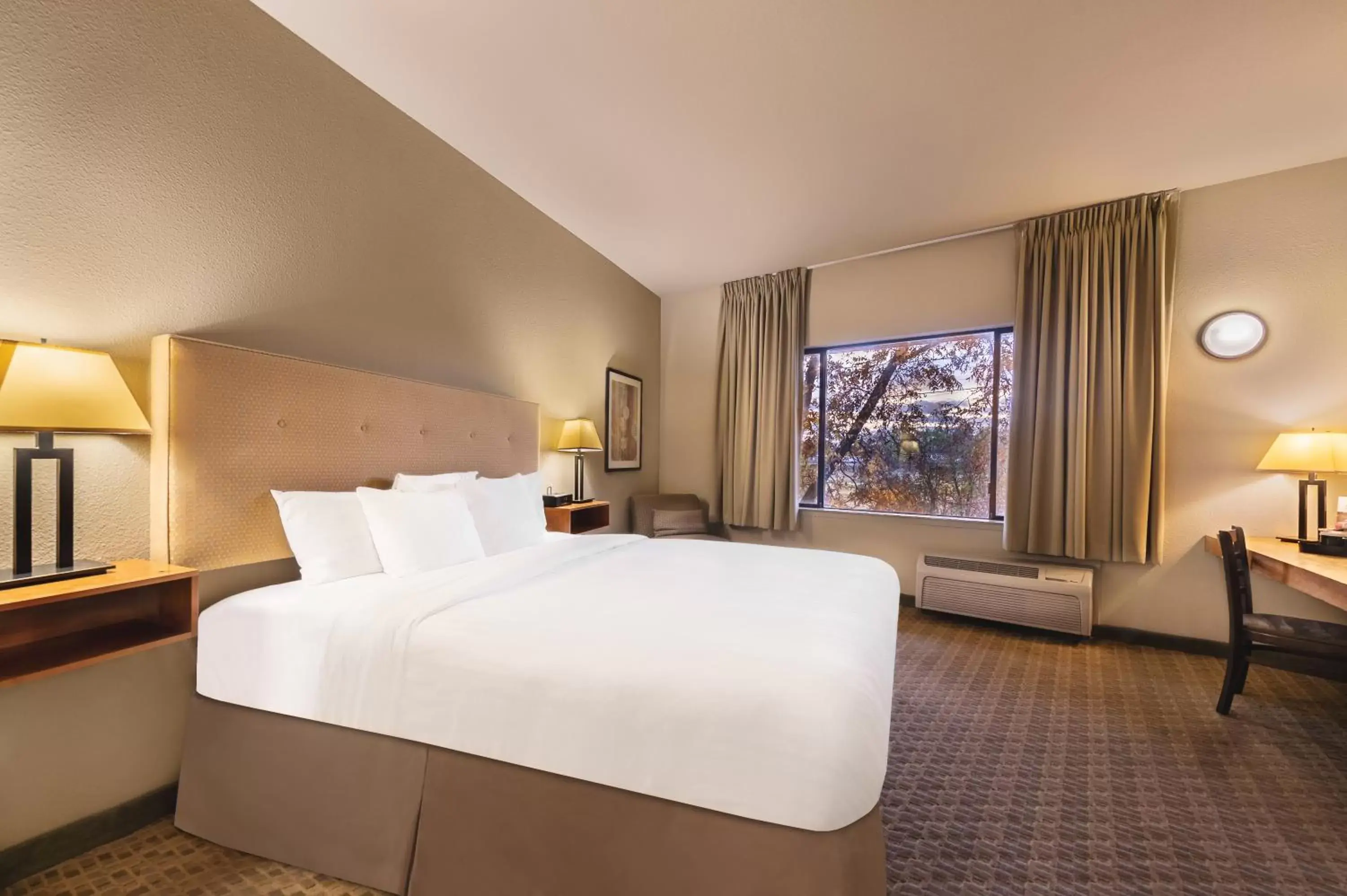 King Room with Lagoon View - Non-Smoking in Gaia Hotel & Spa Redding, an Ascend Collection Hotel King Room with Lagoon View - Non-Smoking in Gaia Hotel & Spa Redding, an Ascend Collection Hotel