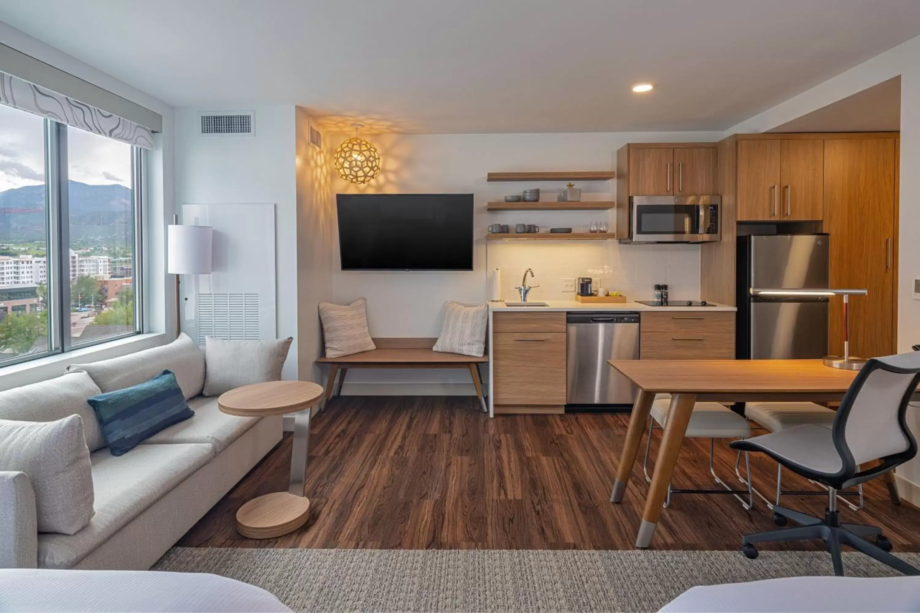 Queen Studio with Two Queen Beds and Sofa Bed in Element Colorado Springs Downtown Queen Studio with Two Queen Beds and Sofa Bed in Element Colorado Springs Downtown