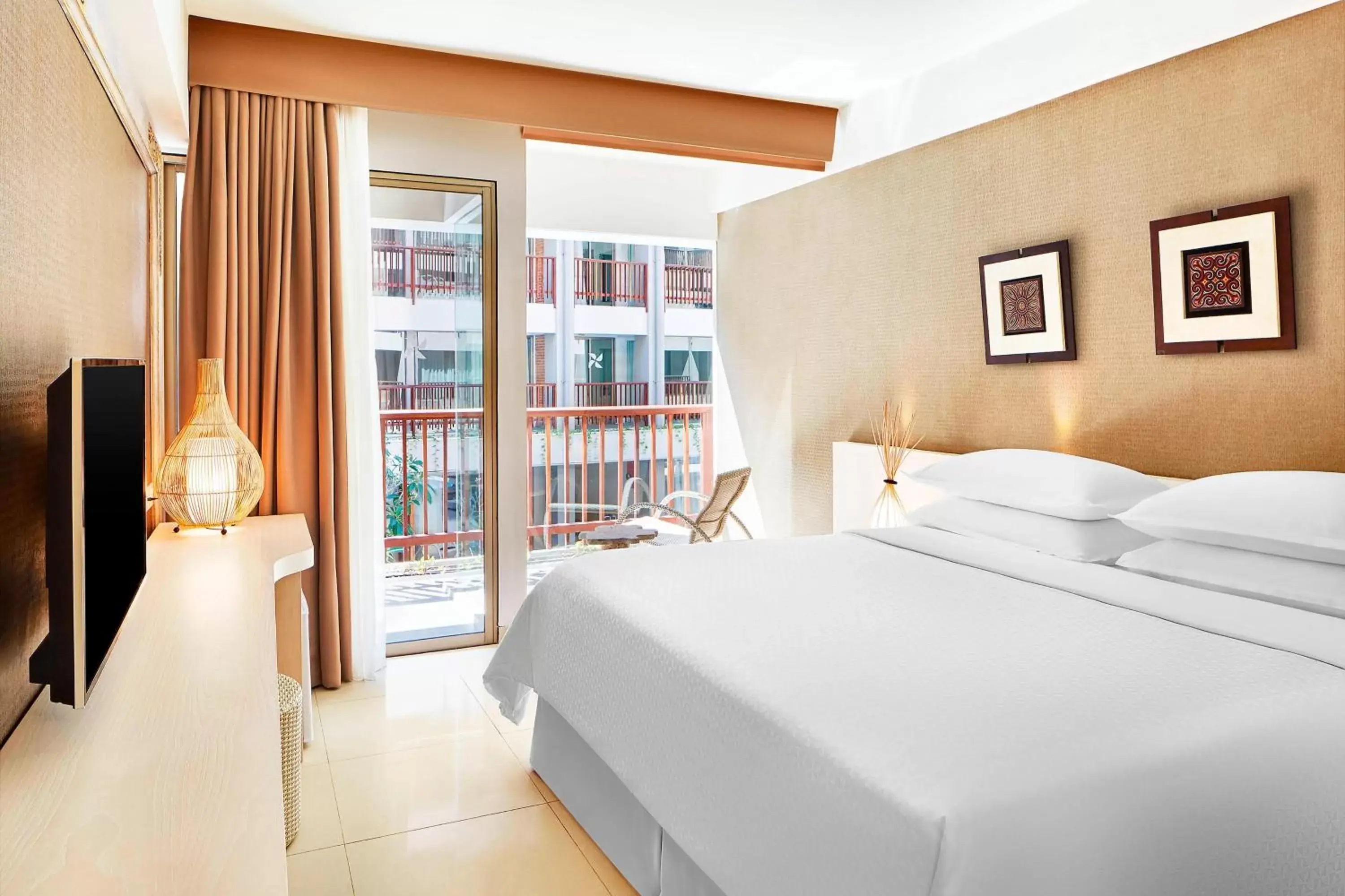 Deluxe King Room with Pool View and Free Kids Activity in Four Points by Sheraton Bali, Kuta Deluxe King Room with Pool View and Free Kids Activity in Four Points by Sheraton Bali, Kuta