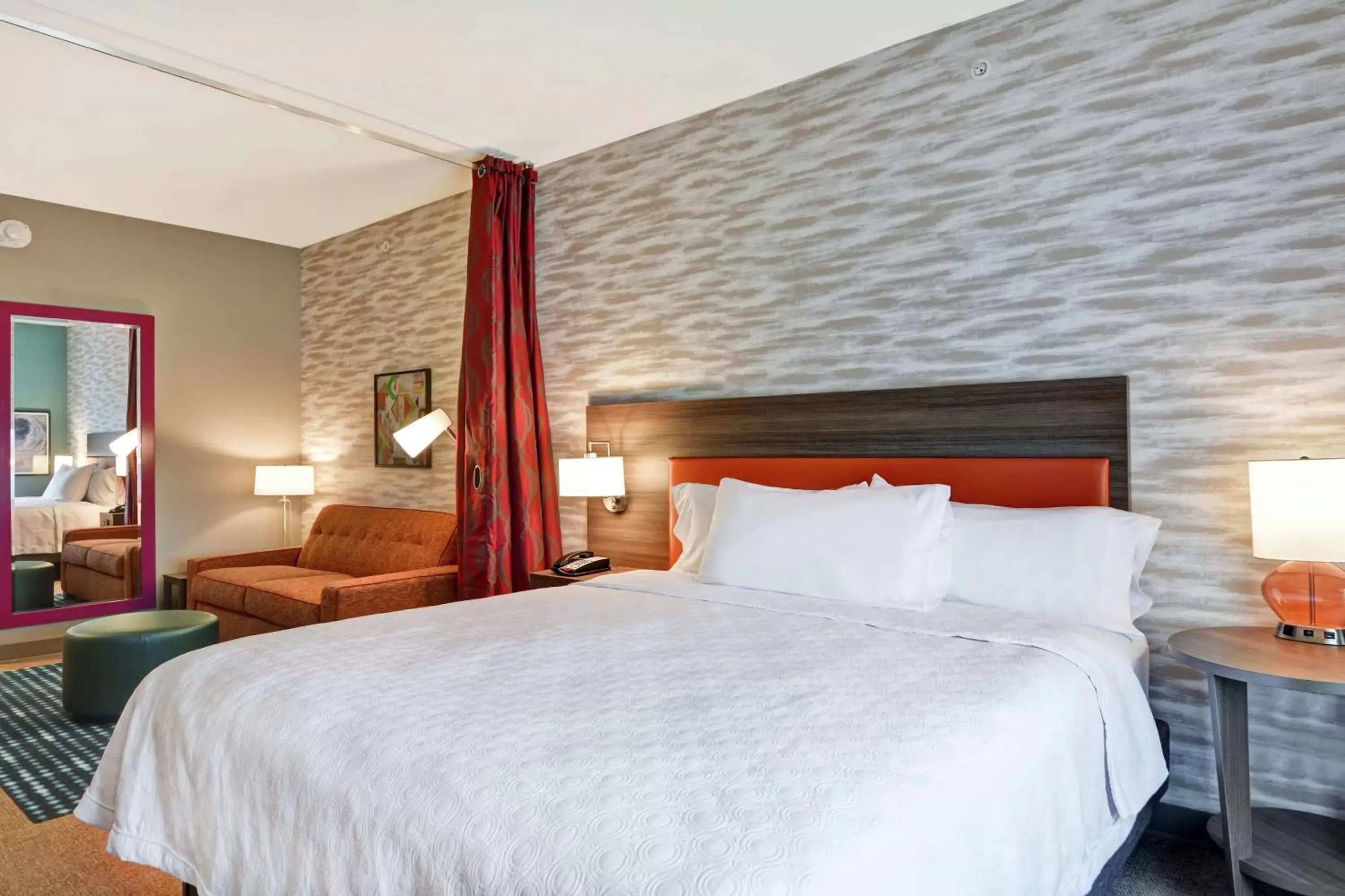 King Suite - Mobility Access/Non-Smoking in Home2 Suites By Hilton Charlotte Piper Glen King Suite - Mobility Access/Non-Smoking in Home2 Suites By Hilton Charlotte Piper Glen