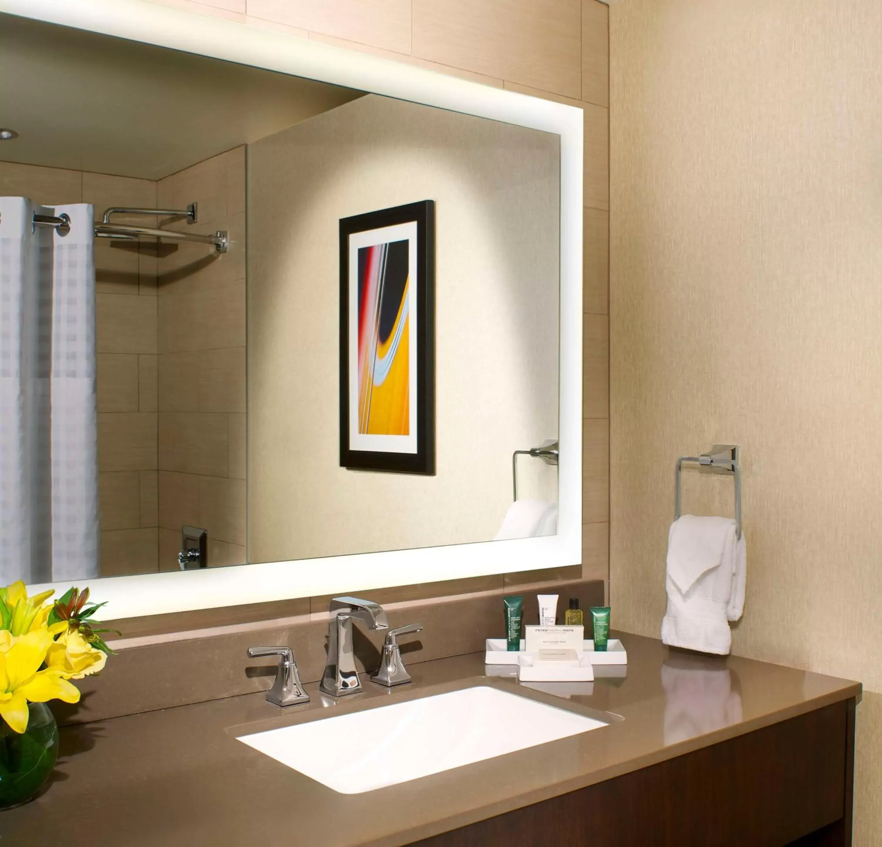 One-Bedroom Capital King Suite with Bath Tub - Mobility Accessible in Hilton Austin One-Bedroom Capital King Suite with Bath Tub - Mobility Accessible in Hilton Austin