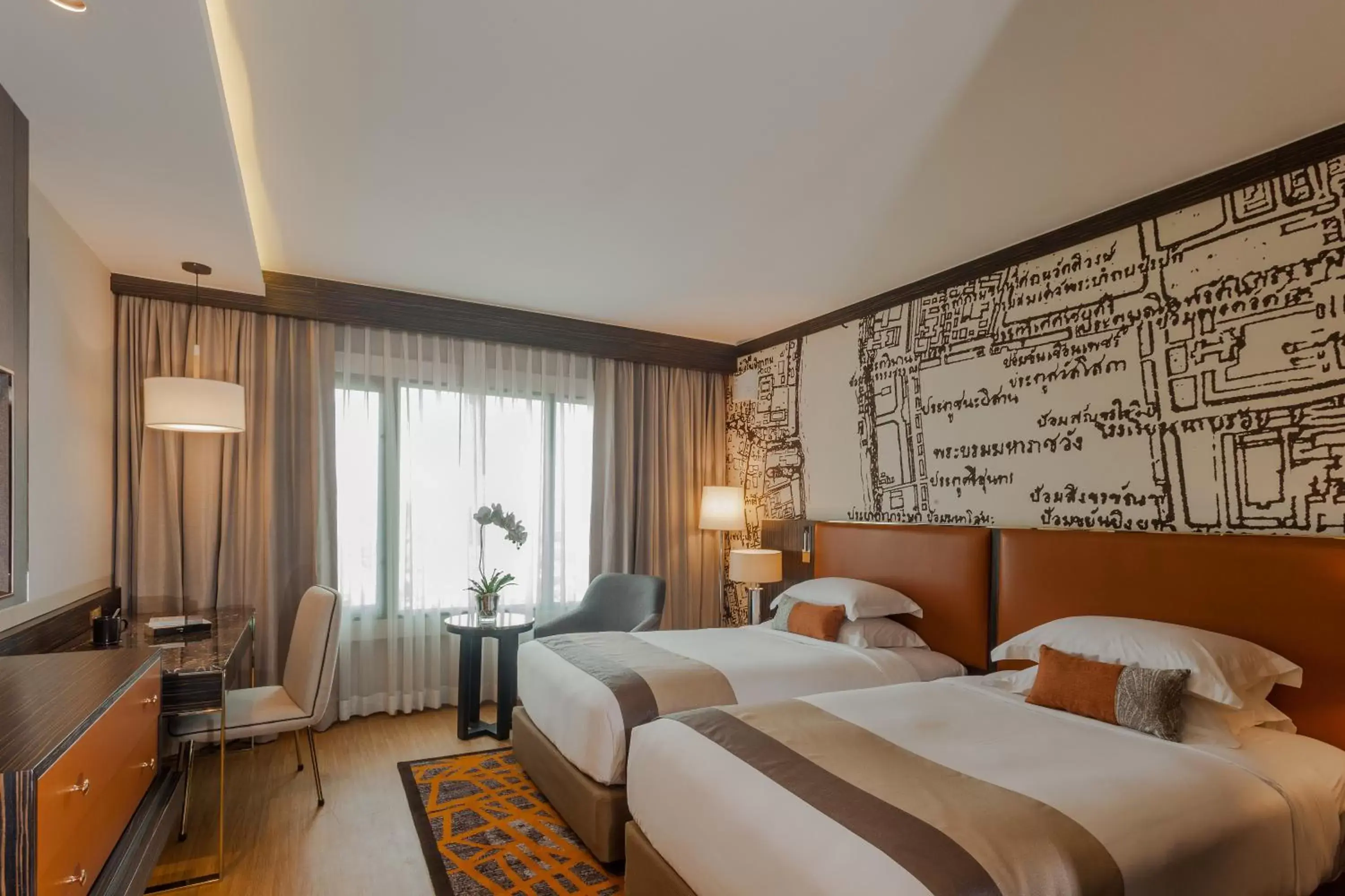 Executive Premier Twin Room in Grand Fortune Hotel Bangkok - SHA Extra Plus Executive Premier Twin Room in Grand Fortune Hotel Bangkok - SHA Extra Plus