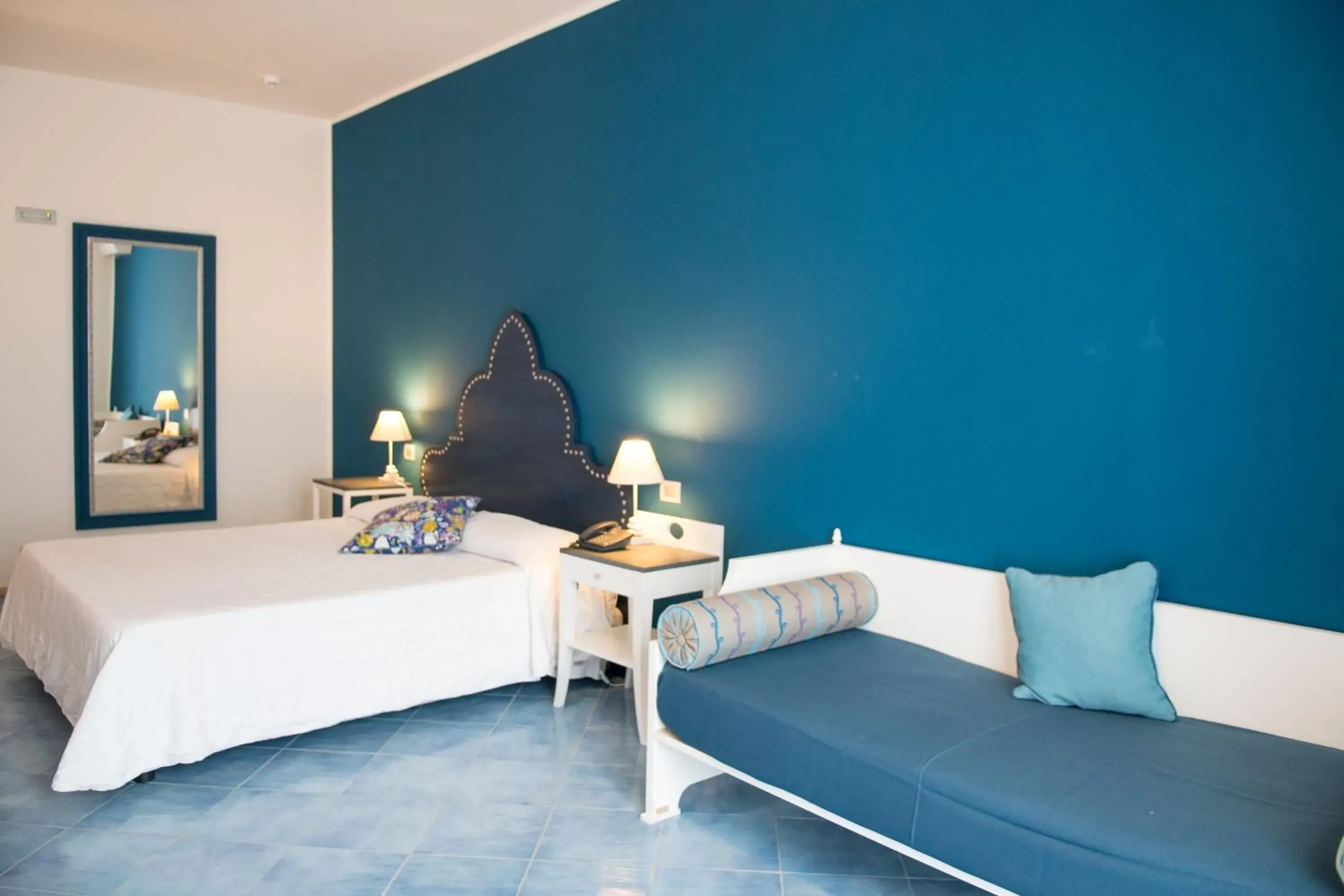 Triple Room with Lateral Sea View in Hotel Cutimare - Aeolian Charme Triple Room with Lateral Sea View in Hotel Cutimare - Aeolian Charme