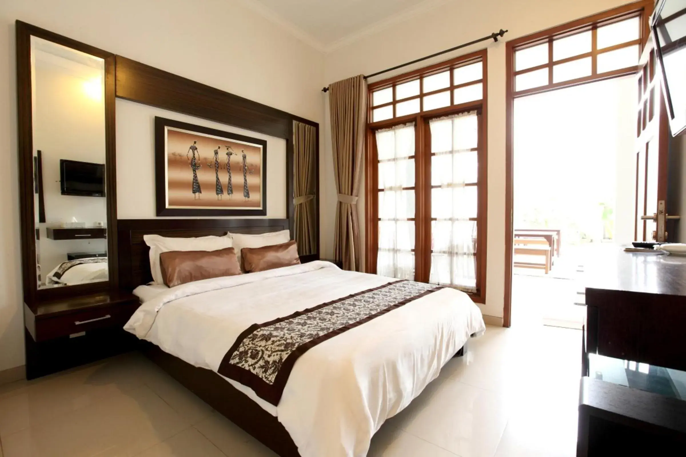 Deluxe Double or Twin Room in de' Halimun Guest House Deluxe Double or Twin Room in de' Halimun Guest House