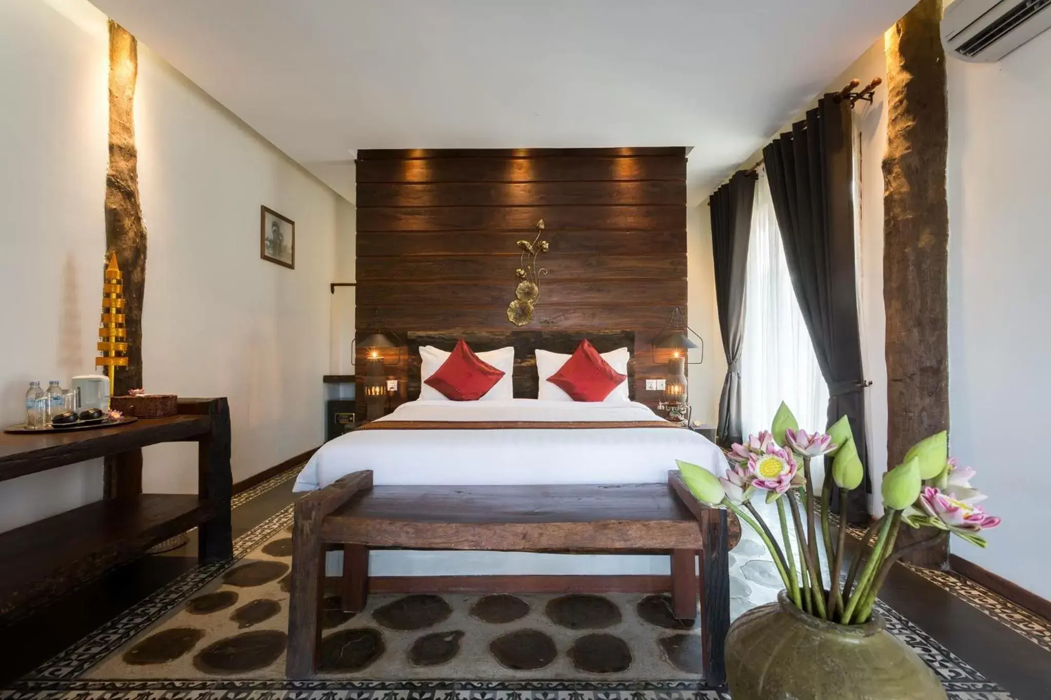 Premier Deluxe Double Room with Balcony in Java Wooden Villa & Residence Premier Deluxe Double Room with Balcony in Java Wooden Villa & Residence