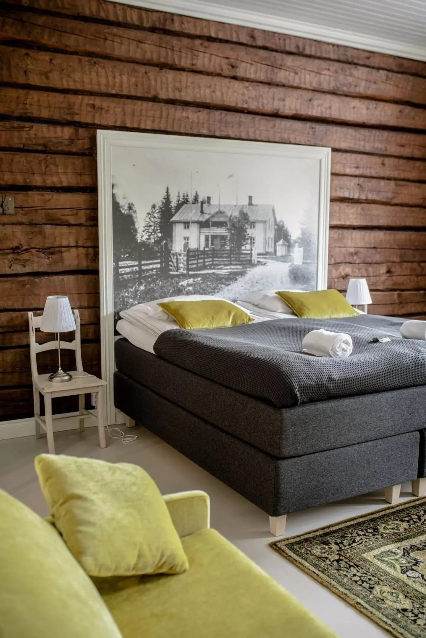 Quadruple Room with Balcony in Vanha pappila Hetki Oy Quadruple Room with Balcony in Vanha pappila Hetki Oy