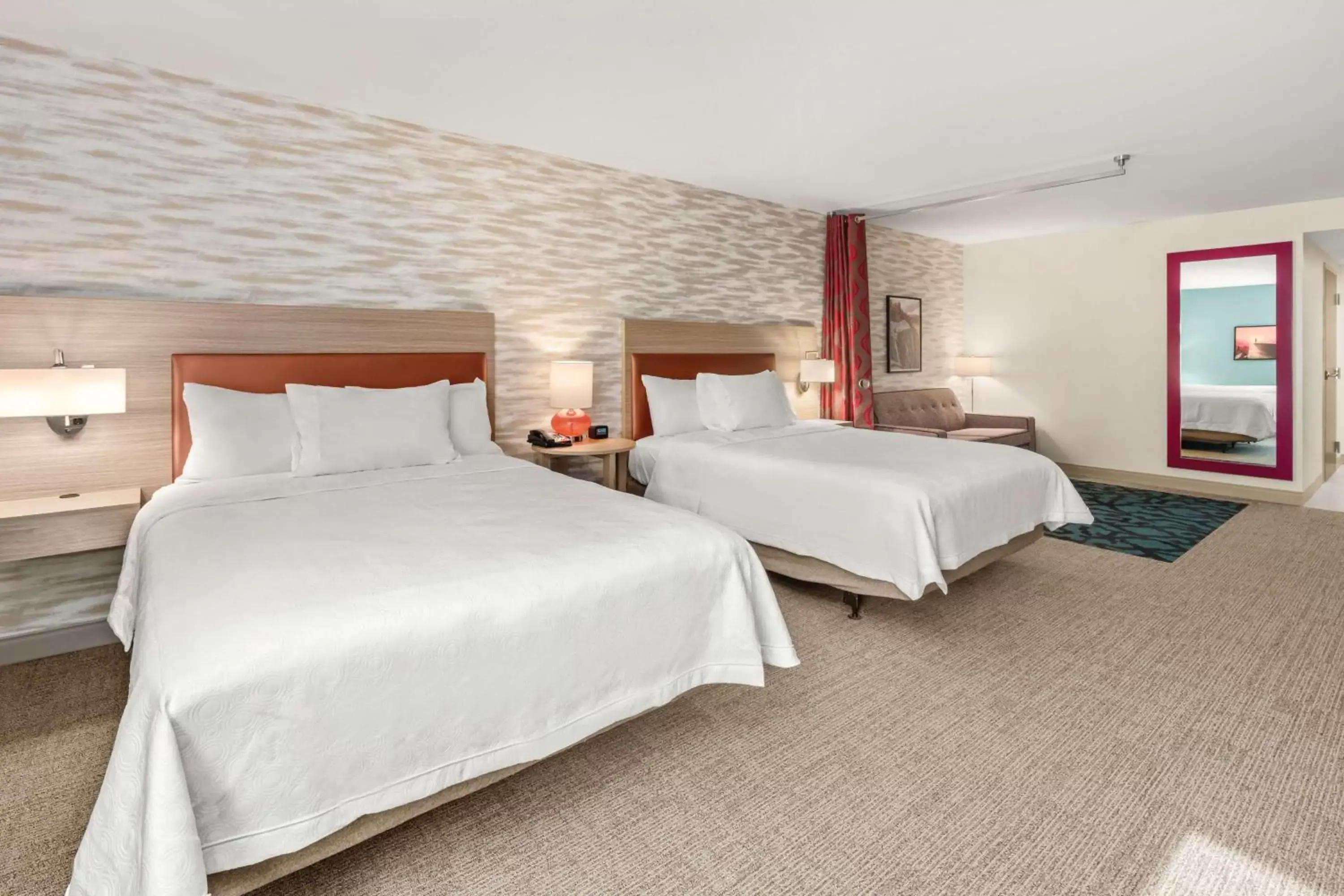 Queen Suite with Two Queen Beds - Mobility/Hearing Accessible - Non-Smoking in Home2 Suites By Hilton North Conway, NH Queen Suite with Two Queen Beds - Mobility/Hearing Accessible - Non-Smoking in Home2 Suites By Hilton North Conway, NH