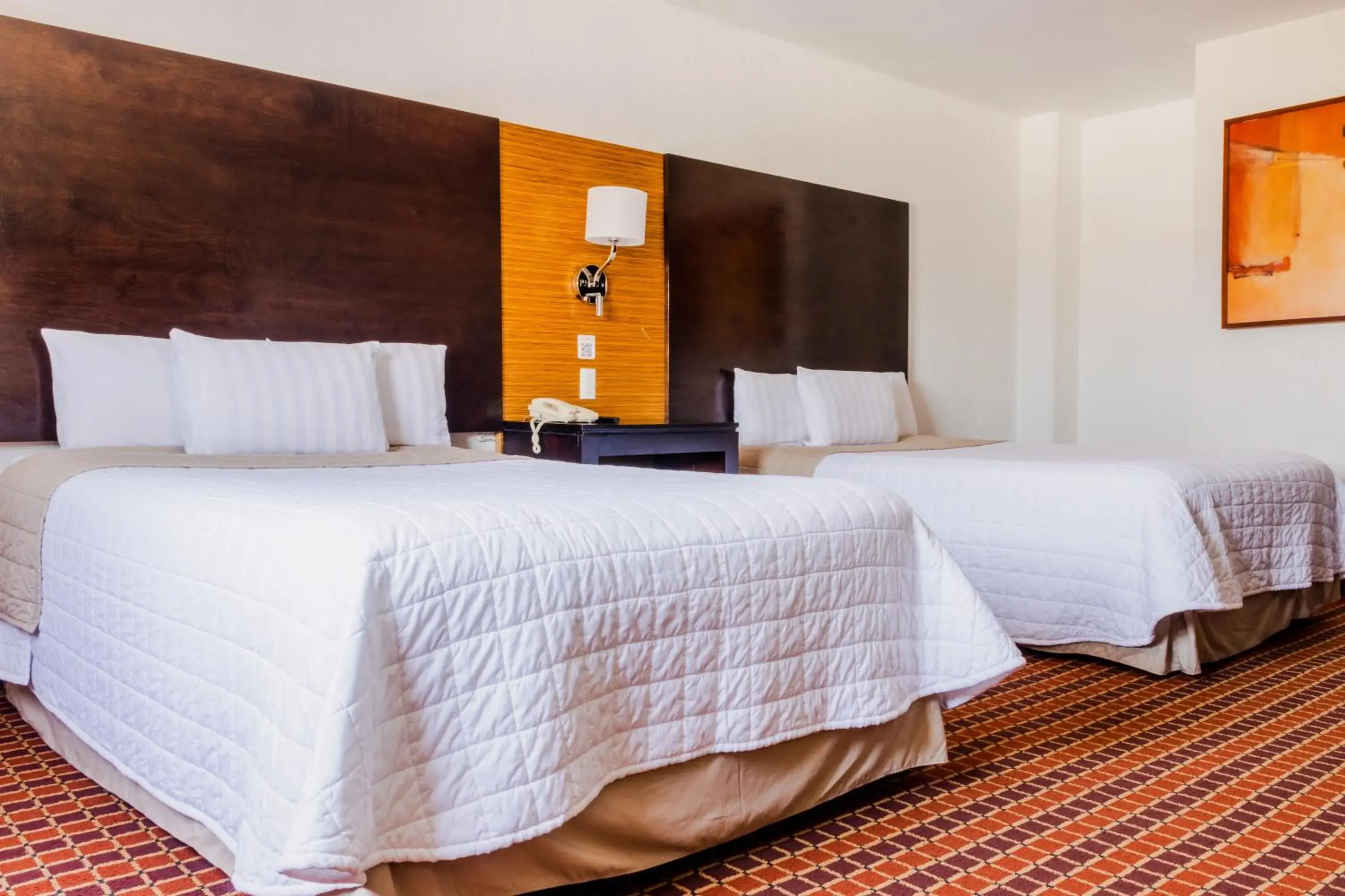 Double Room with Two Double Beds in Paris FC Hotel Double Room with Two Double Beds in Paris FC Hotel