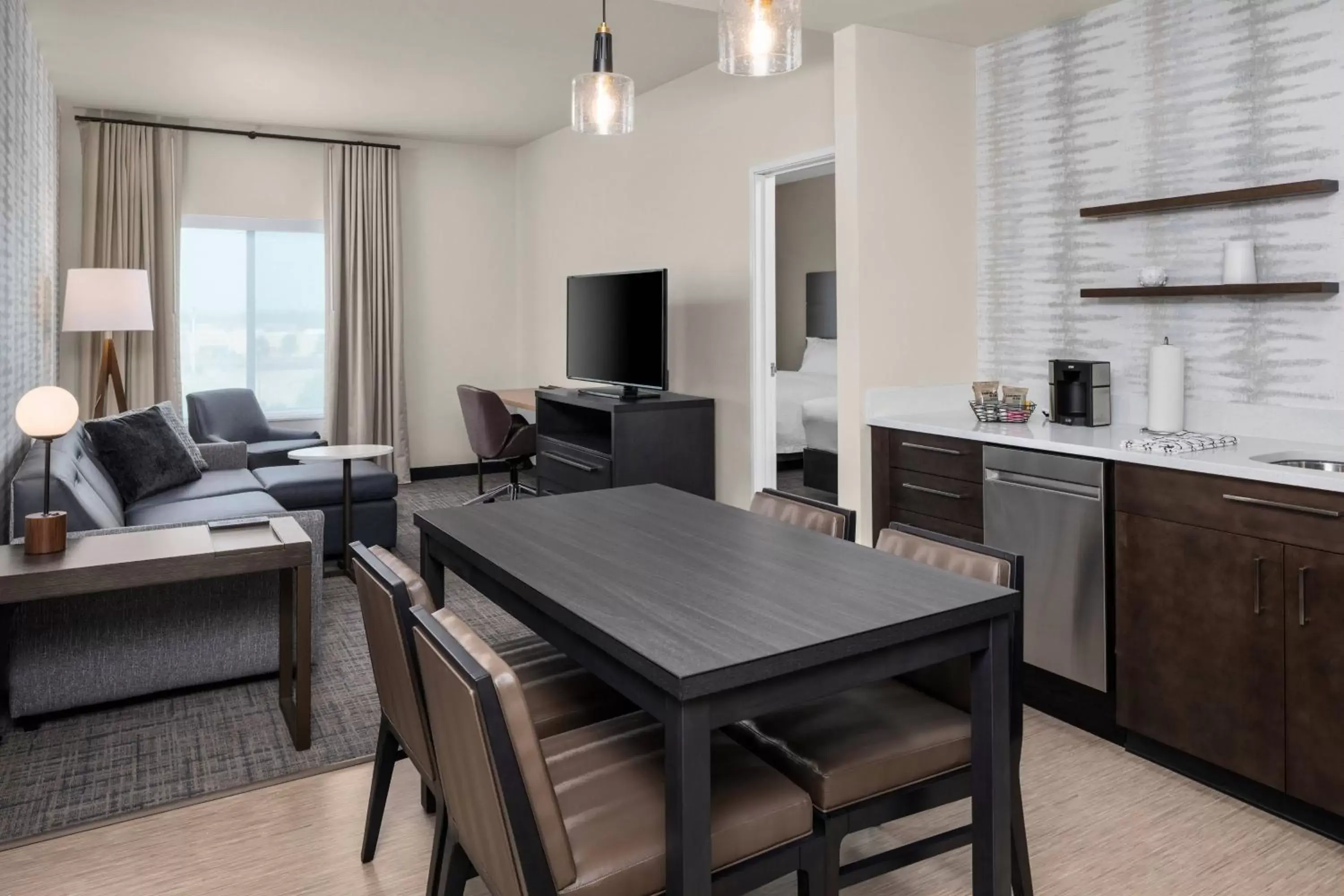 One-Bedroom Suite with Two Queen Beds and Sofa Bed - Hearing Accessible in Residence Inn by Marriott East Peoria One-Bedroom Suite with Two Queen Beds and Sofa Bed - Hearing Accessible in Residence Inn by Marriott East Peoria