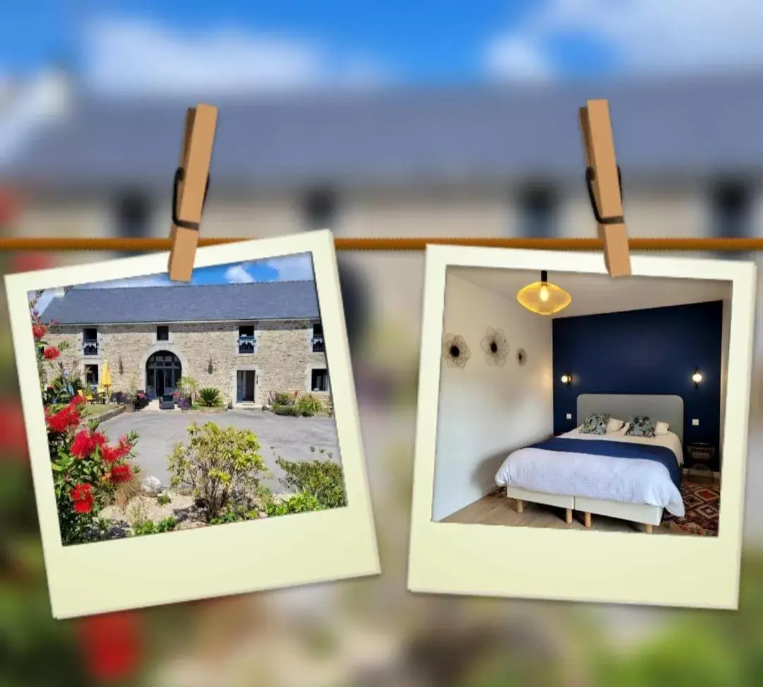 Deluxe Double Room with Shower in La Maison Keribin Deluxe Double Room with Shower in La Maison Keribin