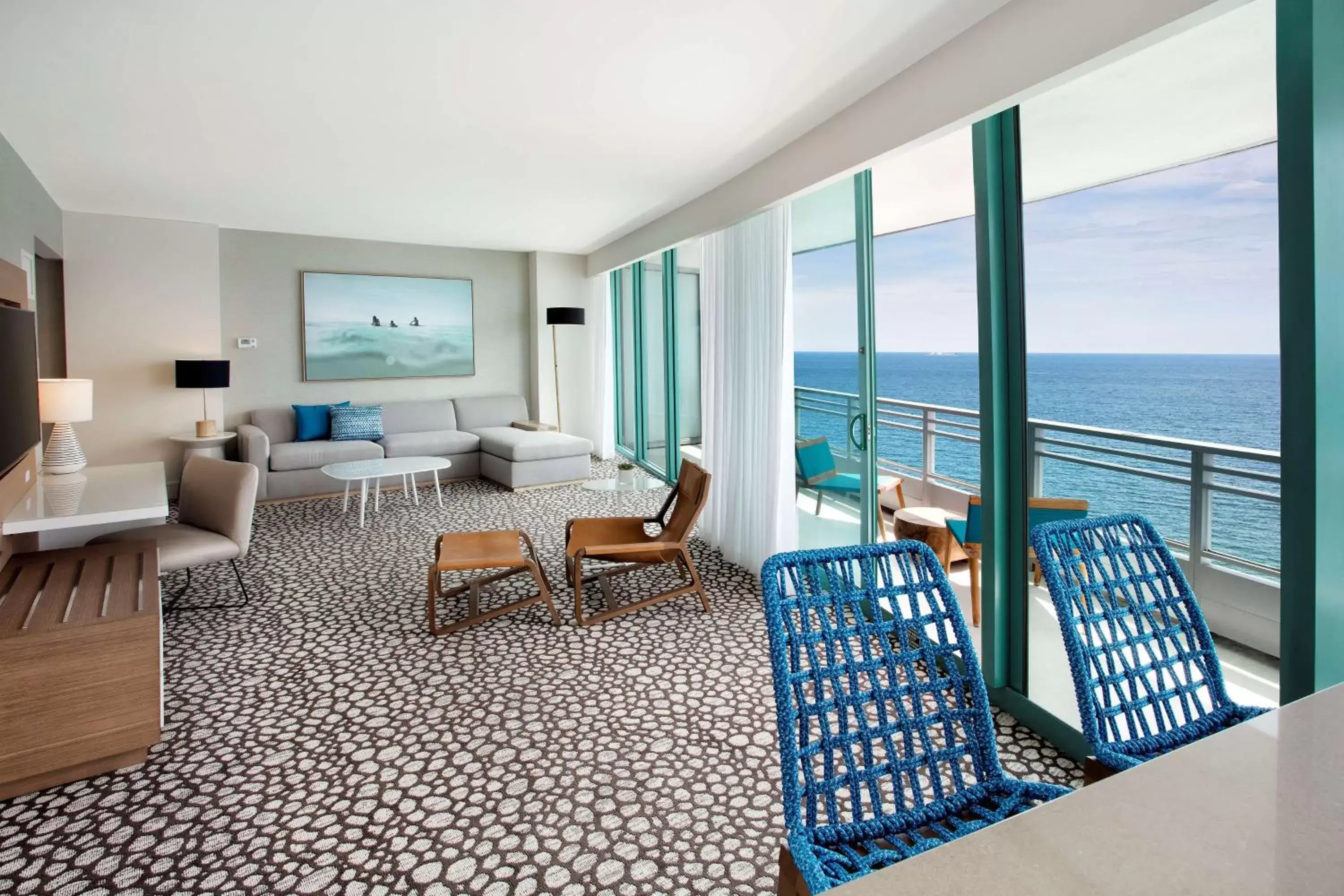 Two-Bedroom Family King Suite with Two Double Beds - Ocean Front in The Diplomat Beach Resort Hollywood, Curio Collection by Hilton Two-Bedroom Family King Suite with Two Double Beds - Ocean Front in The Diplomat Beach Resort Hollywood, Curio Collection by Hilton