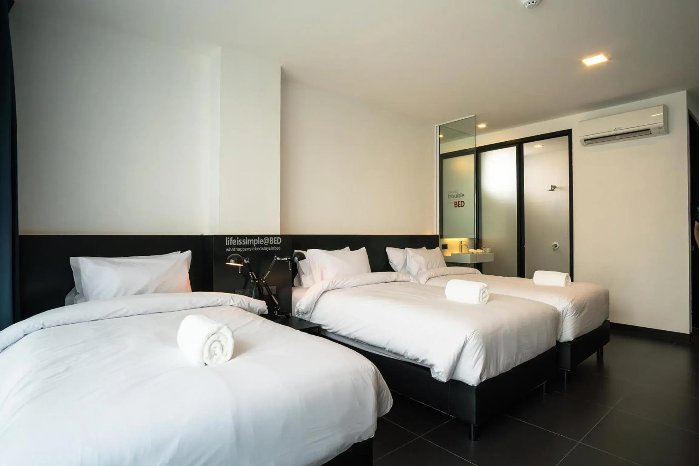 Triple Room in BED Chiangmai Gate- Adults Only Triple Room in BED Chiangmai Gate- Adults Only