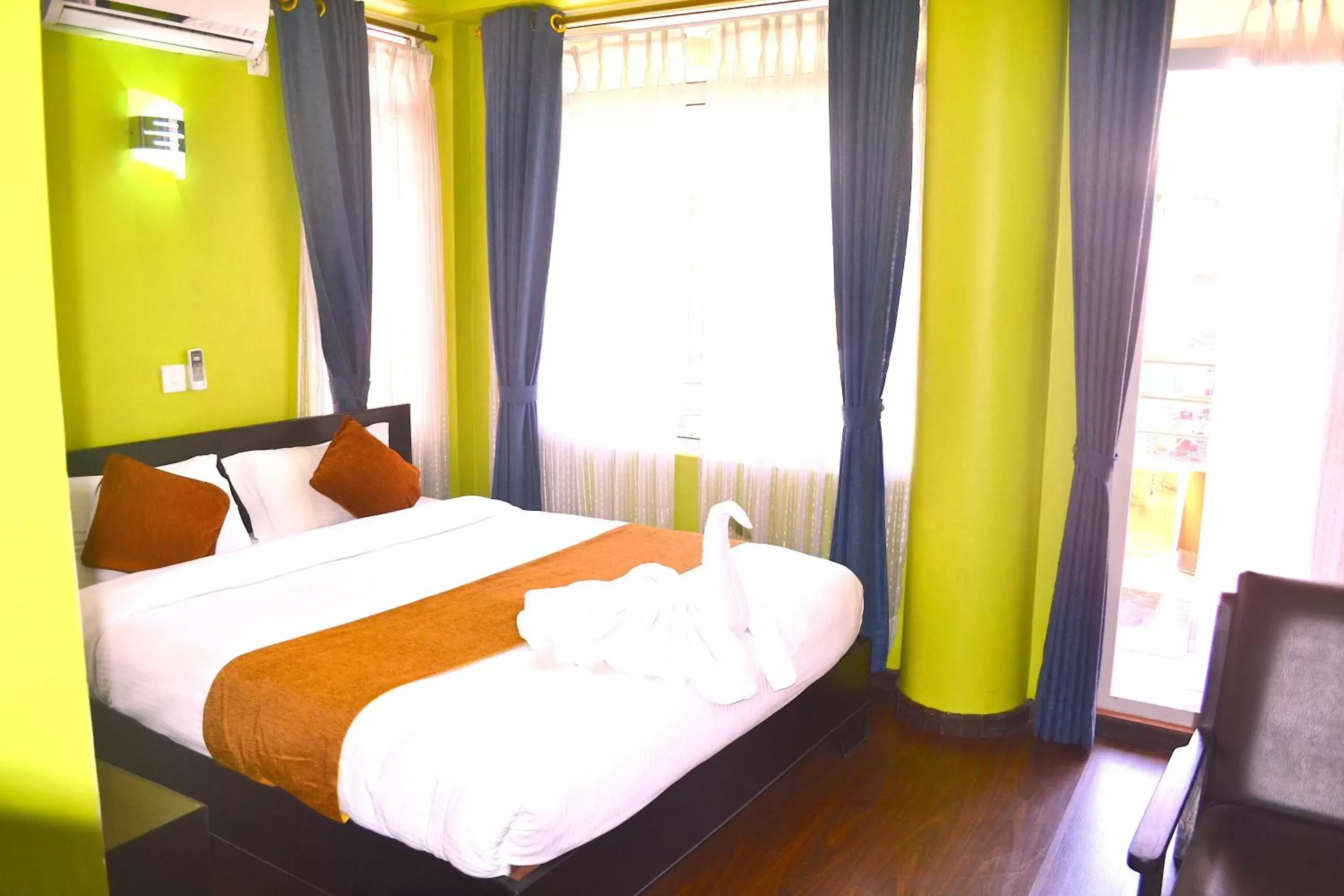 Double Room with Balcony in Hotel Access Nepal Double Room with Balcony in Hotel Access Nepal