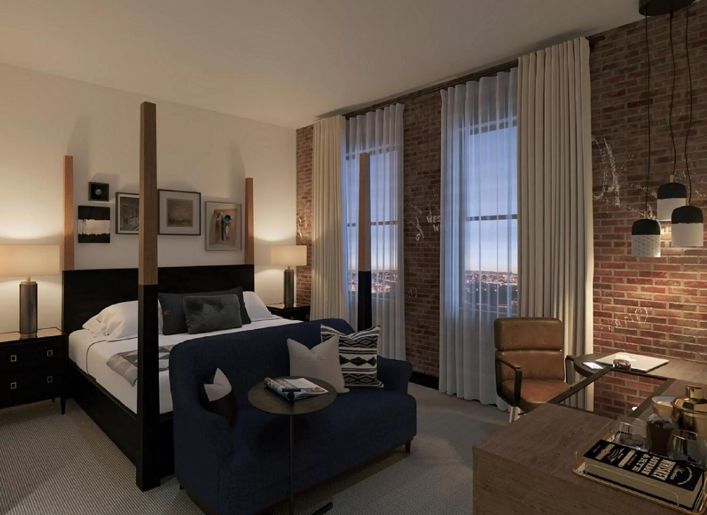 Deluxe King Room in Crossroads Hotel Deluxe King Room in Crossroads Hotel