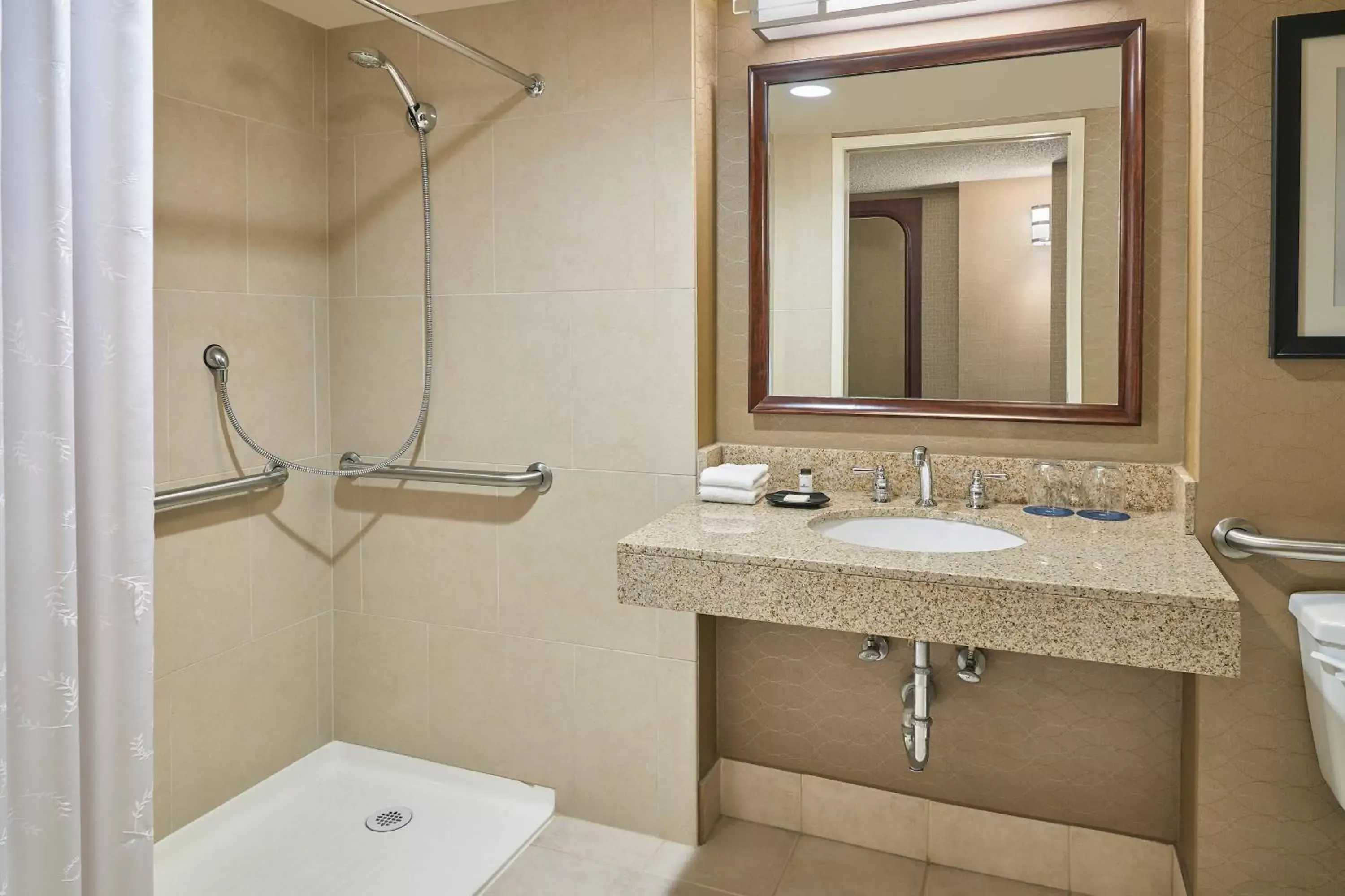 King Room with Roll-in Shower - Mobility Accessible in Sheraton Hotel Denver Tech Center King Room with Roll-in Shower - Mobility Accessible in Sheraton Hotel Denver Tech Center