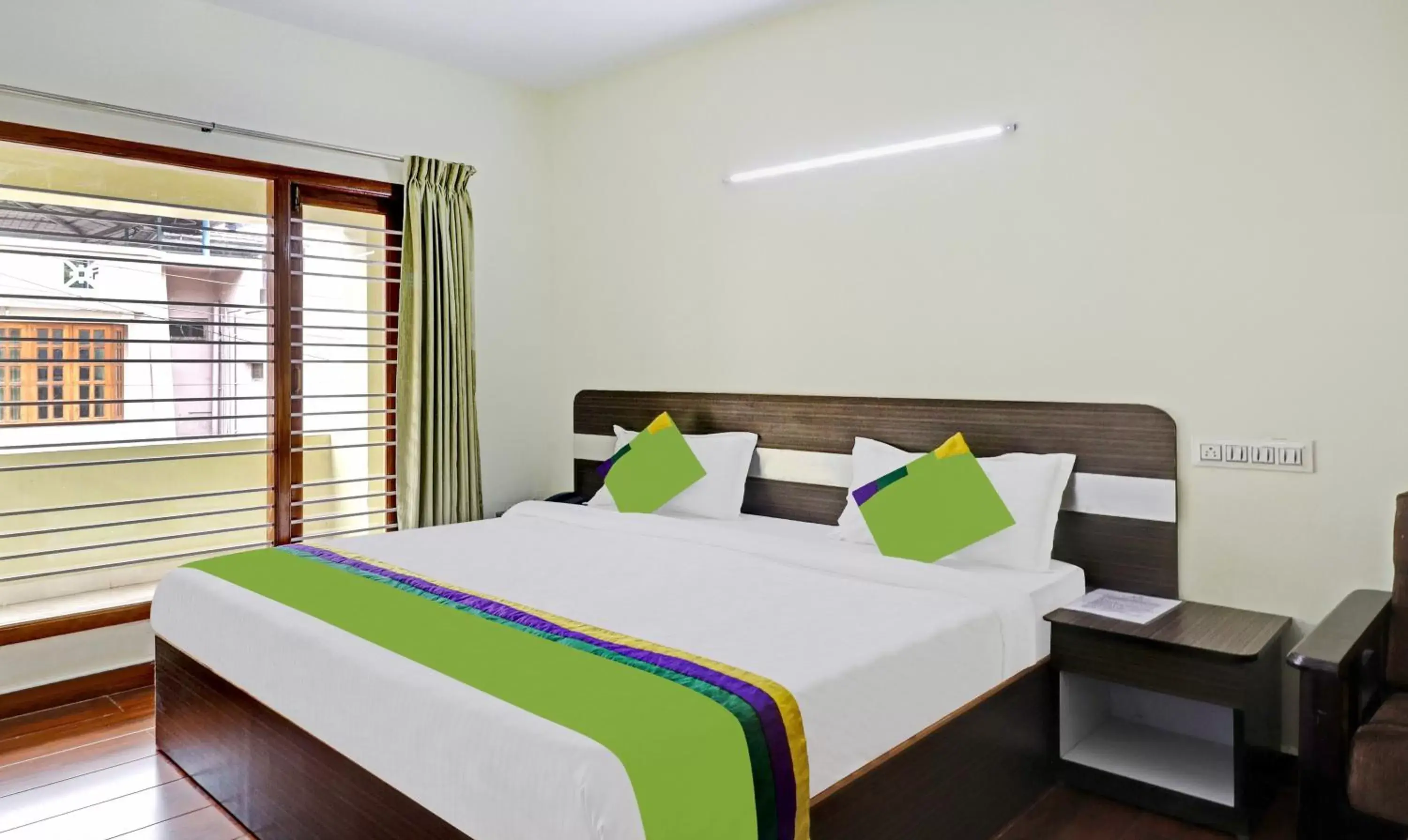 Deluxe Room With Balcony in Treebo Aall Season Deluxe Room With Balcony in Treebo Aall Season