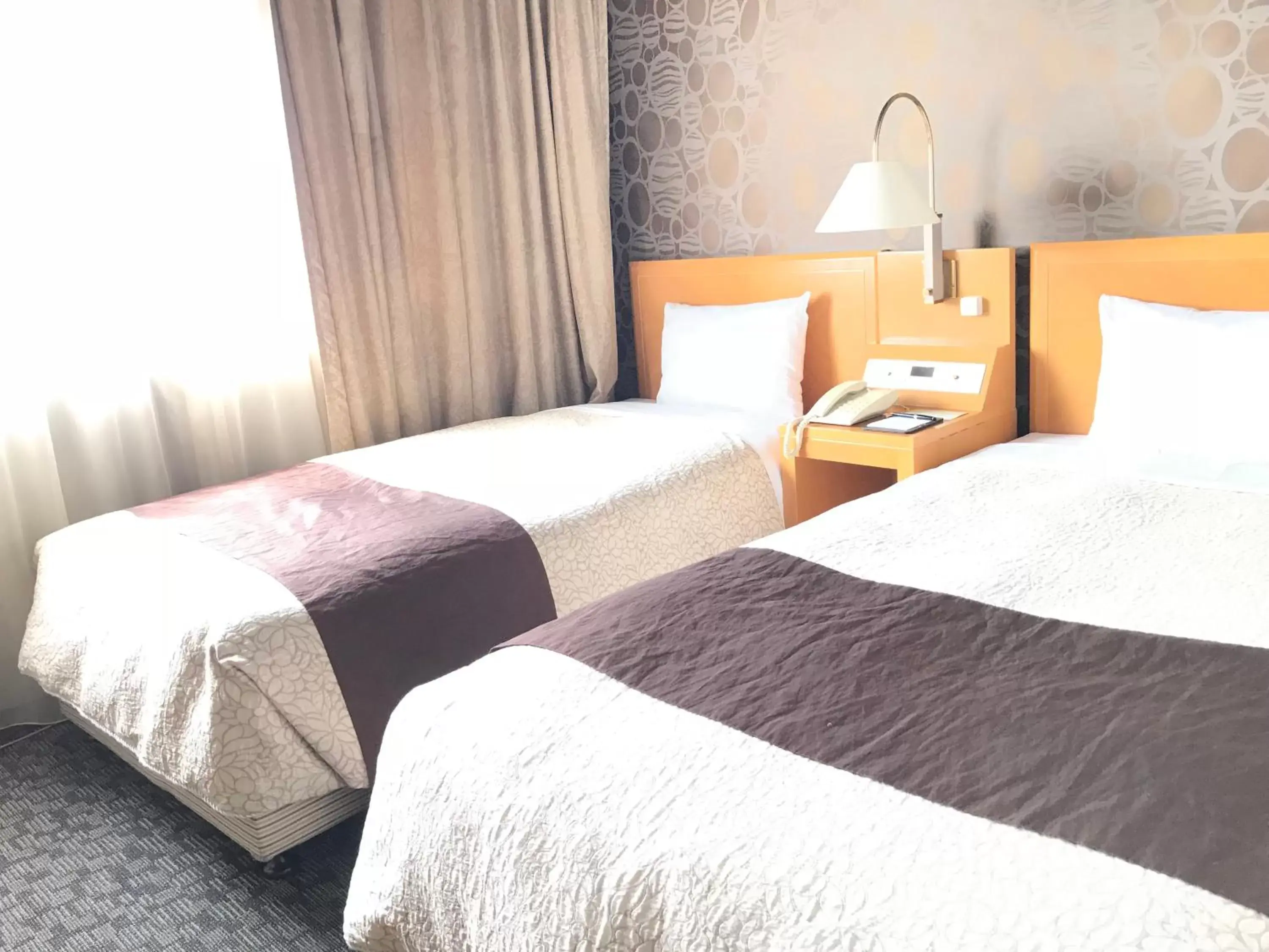 Twin Room with Mt. Fuji View - Non-Smoking in Numazu River Side Hotel Twin Room with Mt. Fuji View - Non-Smoking in Numazu River Side Hotel