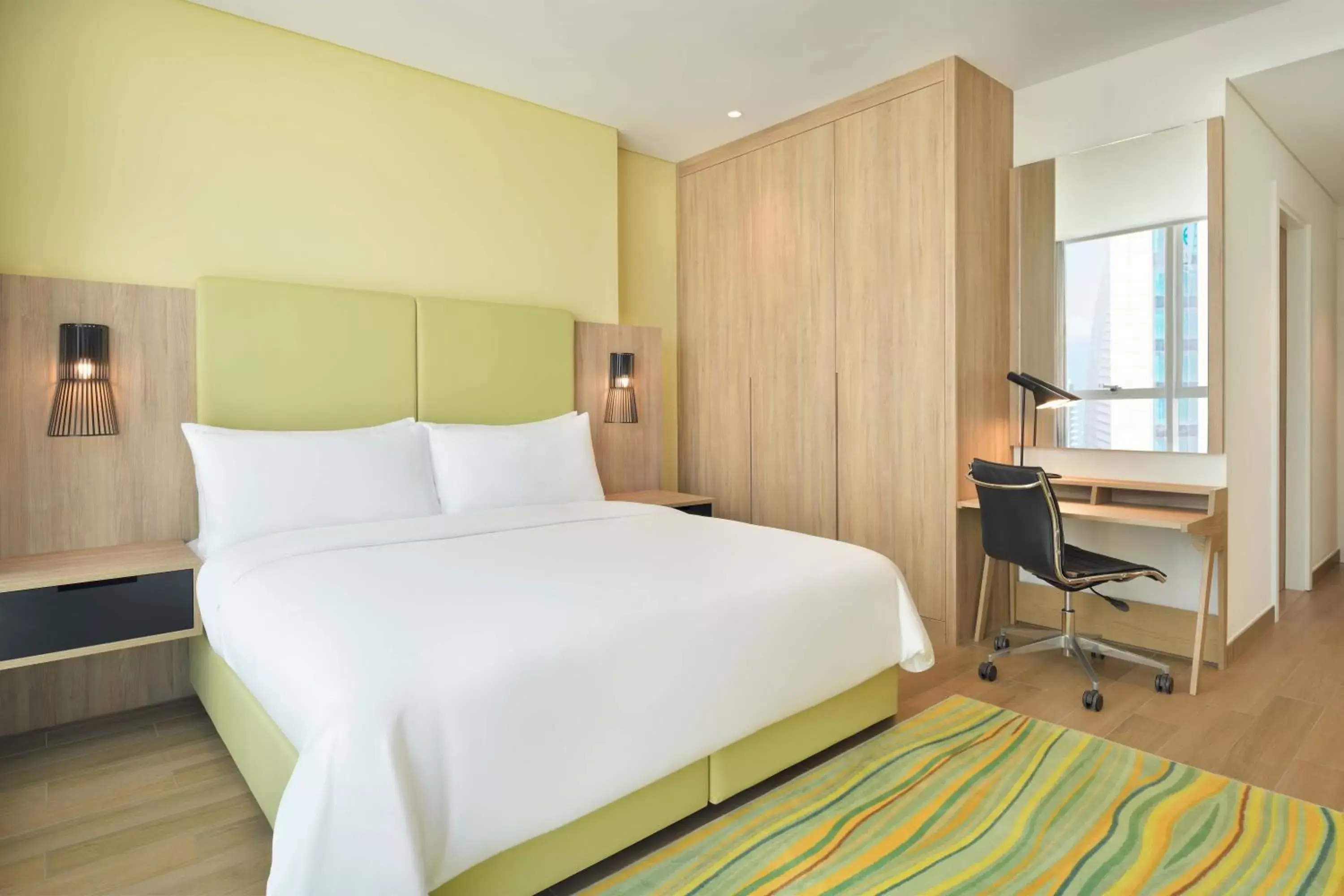 One Bedroom Apartment, 1 King, Partial Sea View, High Floor, Beach Access in Element by Westin City Center Doha One Bedroom Apartment, 1 King, Partial Sea View, High Floor, Beach Access in Element by Westin City Center Doha