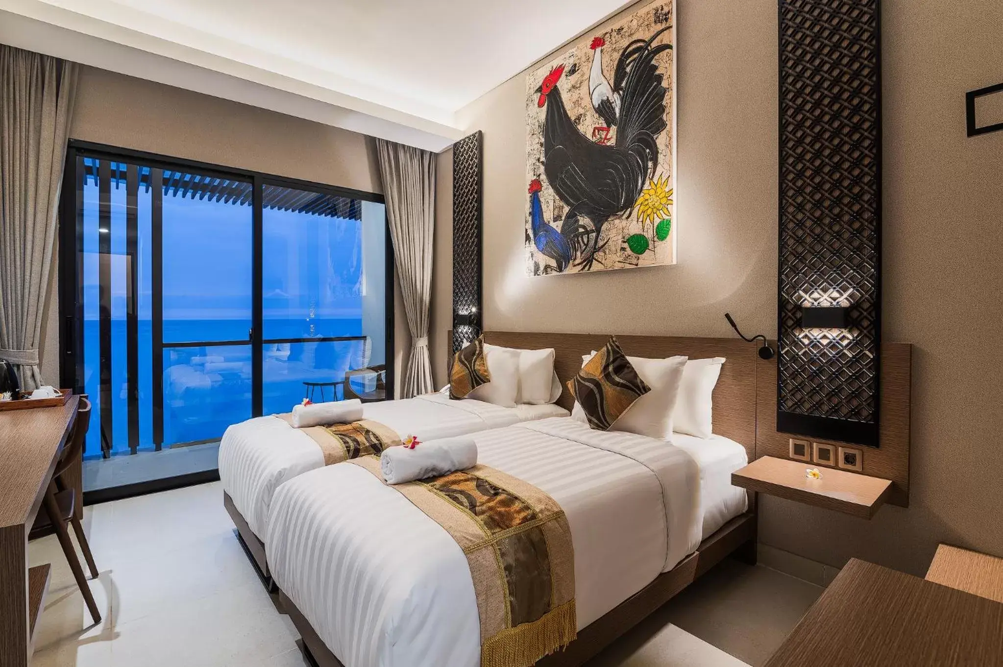 Twin Room with Sea View in Padmasari Resort Lovina Twin Room with Sea View in Padmasari Resort Lovina